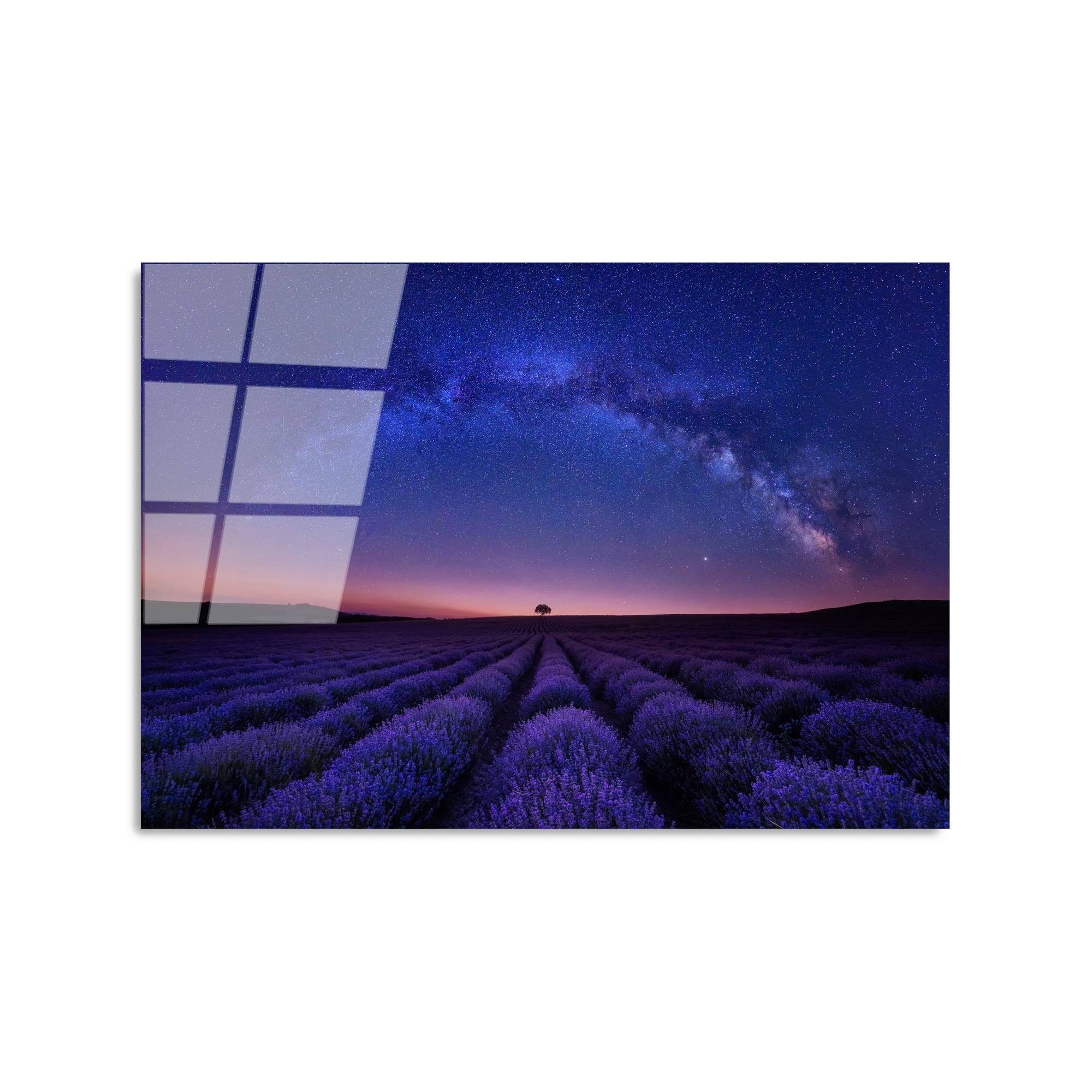 UV-323 Baskılı Cam Dikdörtgen Duvar Tablosu | ByLamp