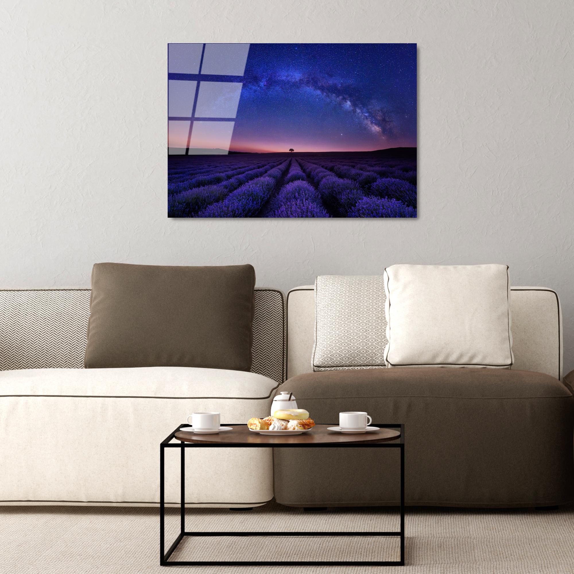 UV-323 Baskılı Cam Dikdörtgen Duvar Tablosu | ByLamp