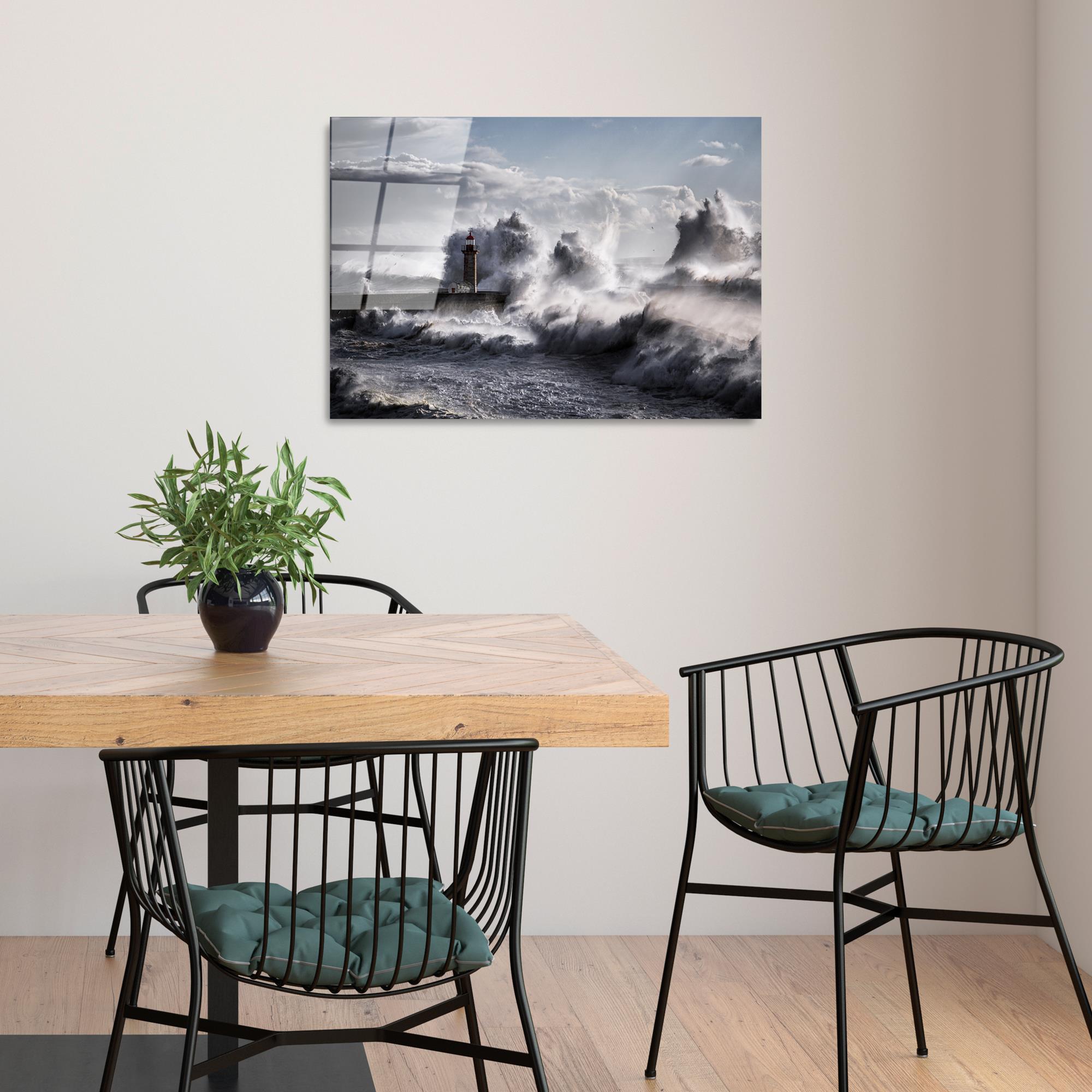 UV-326 Baskılı Cam Dikdörtgen Duvar Tablosu | ByLamp