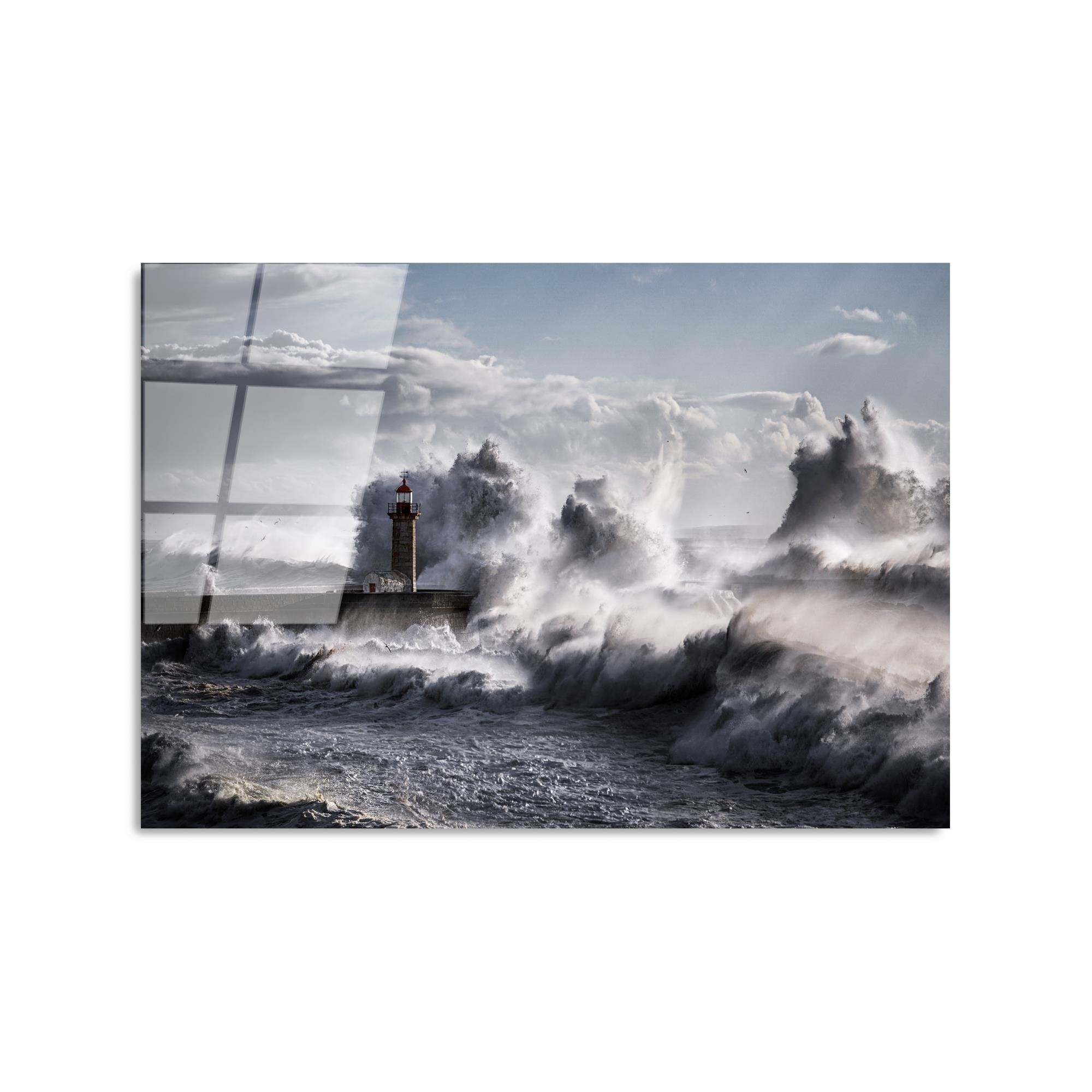 UV-326 Baskılı Cam Dikdörtgen Duvar Tablosu | ByLamp