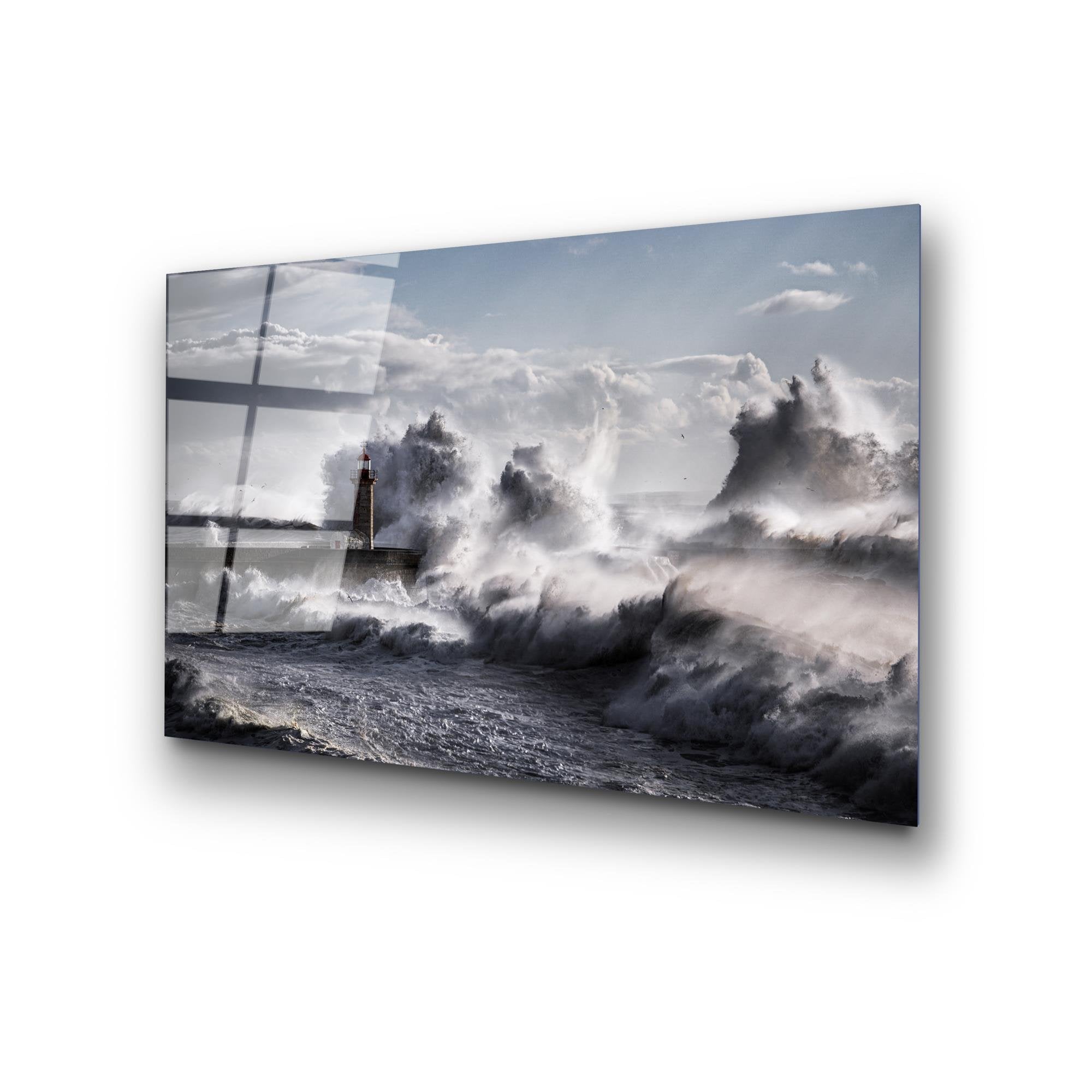 UV-326 Baskılı Cam Dikdörtgen Duvar Tablosu | ByLamp