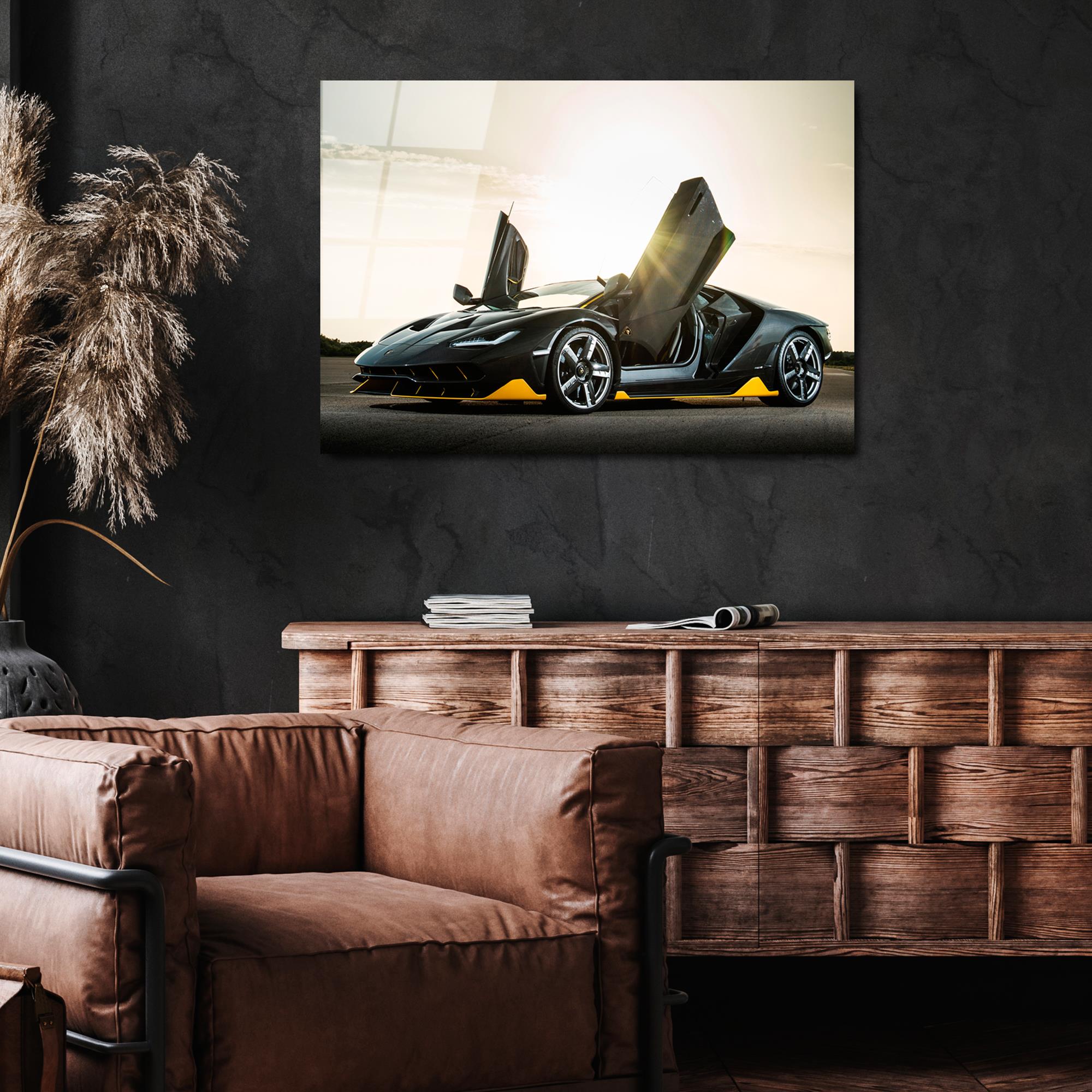 UV-332 Baskılı Cam Dikdörtgen Duvar Tablosu | ByLamp