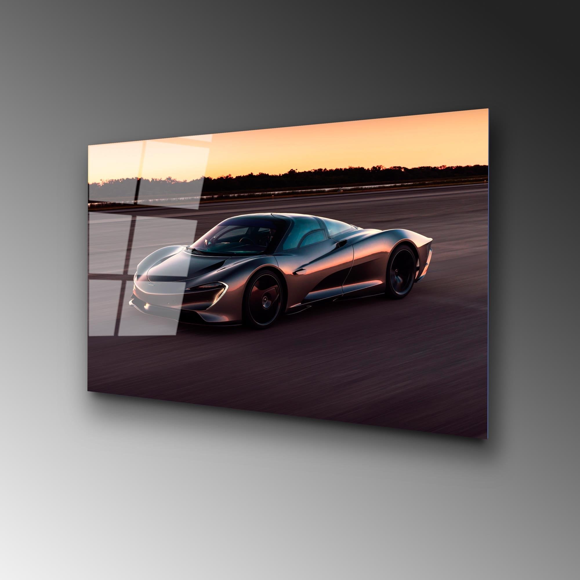 UV-333 Baskılı Cam Dikdörtgen Duvar Tablosu | ByLamp