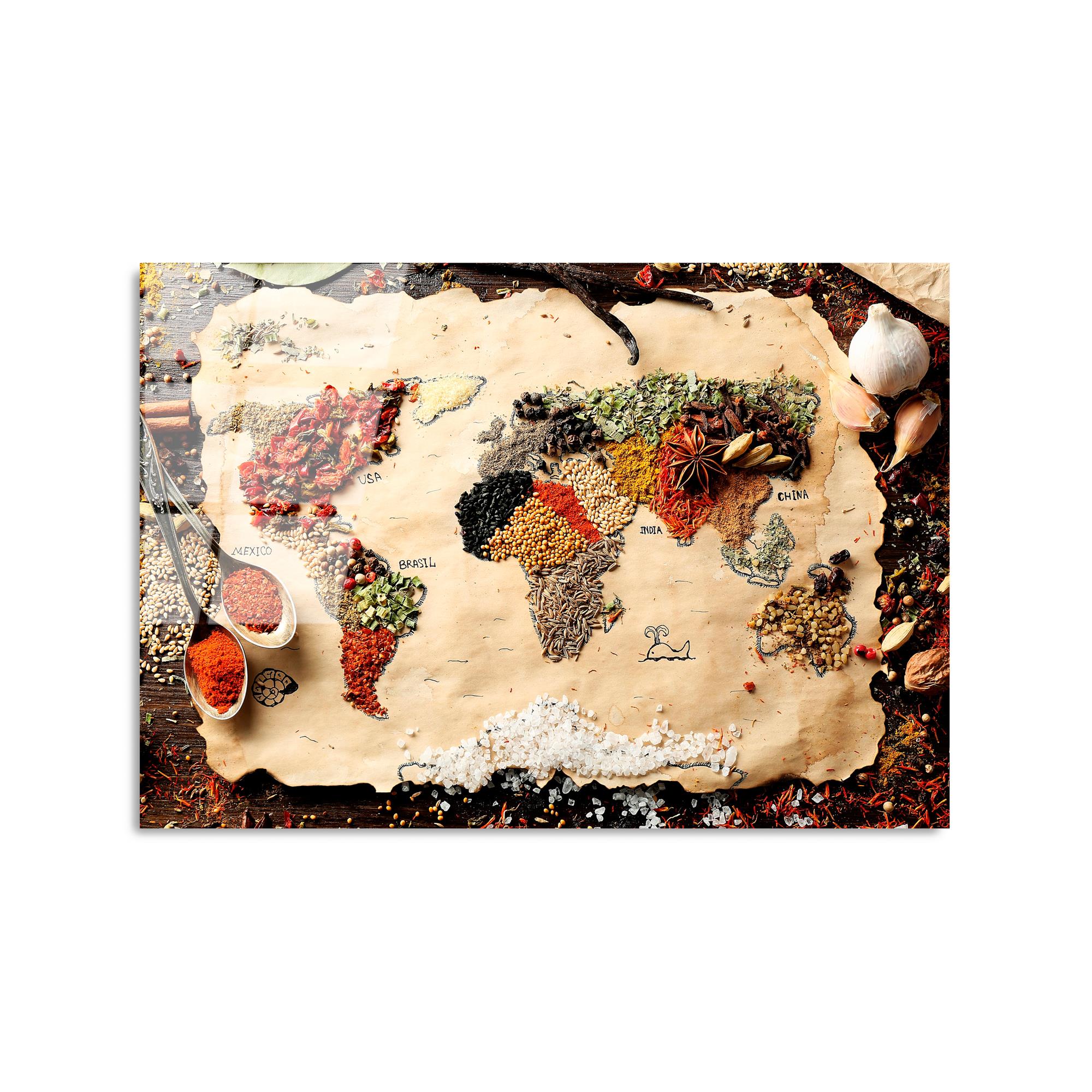 UV-337 Baskılı Cam Dikdörtgen Duvar Tablosu | ByLamp