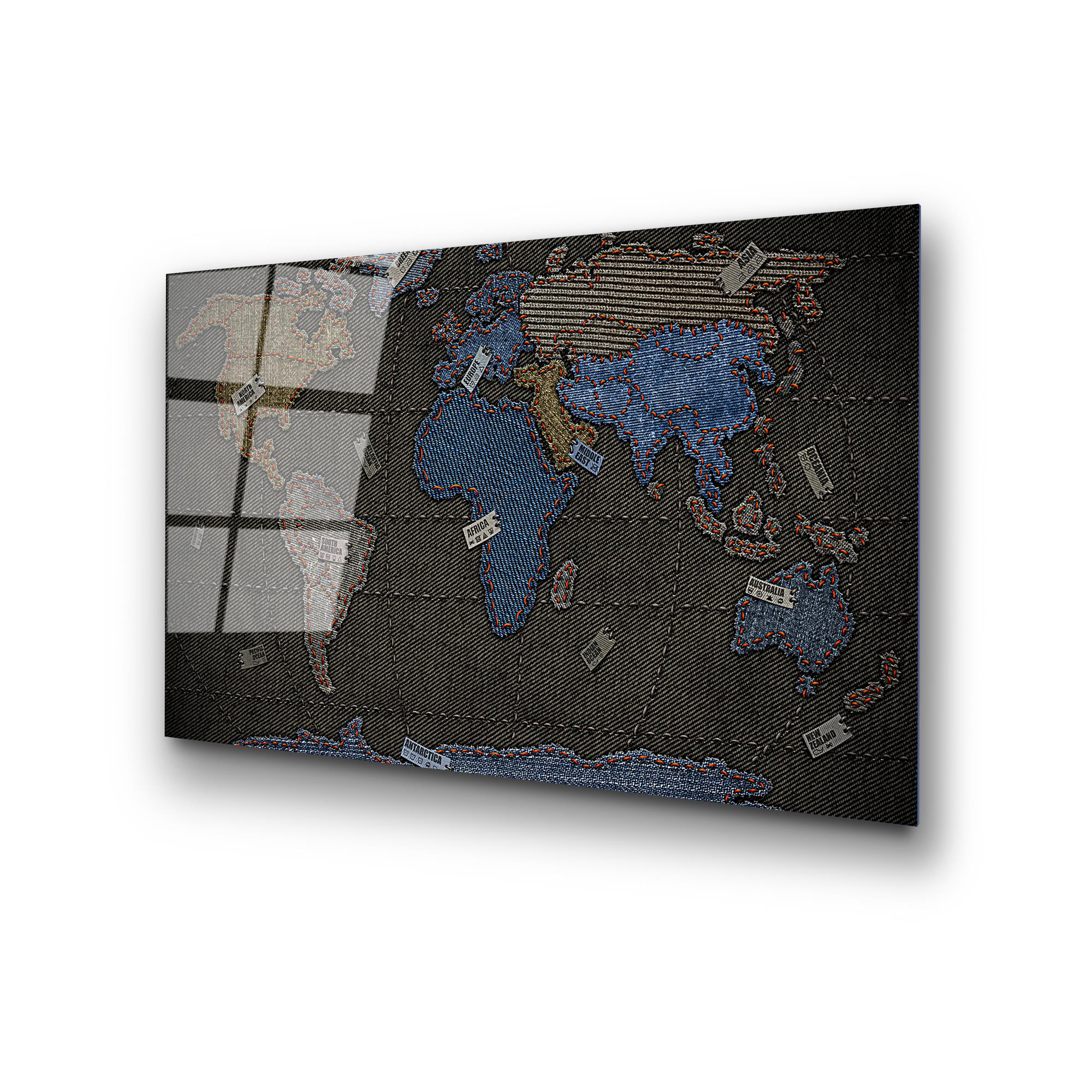 UV-338 Baskılı Cam Dikdörtgen Duvar Tablosu | ByLamp