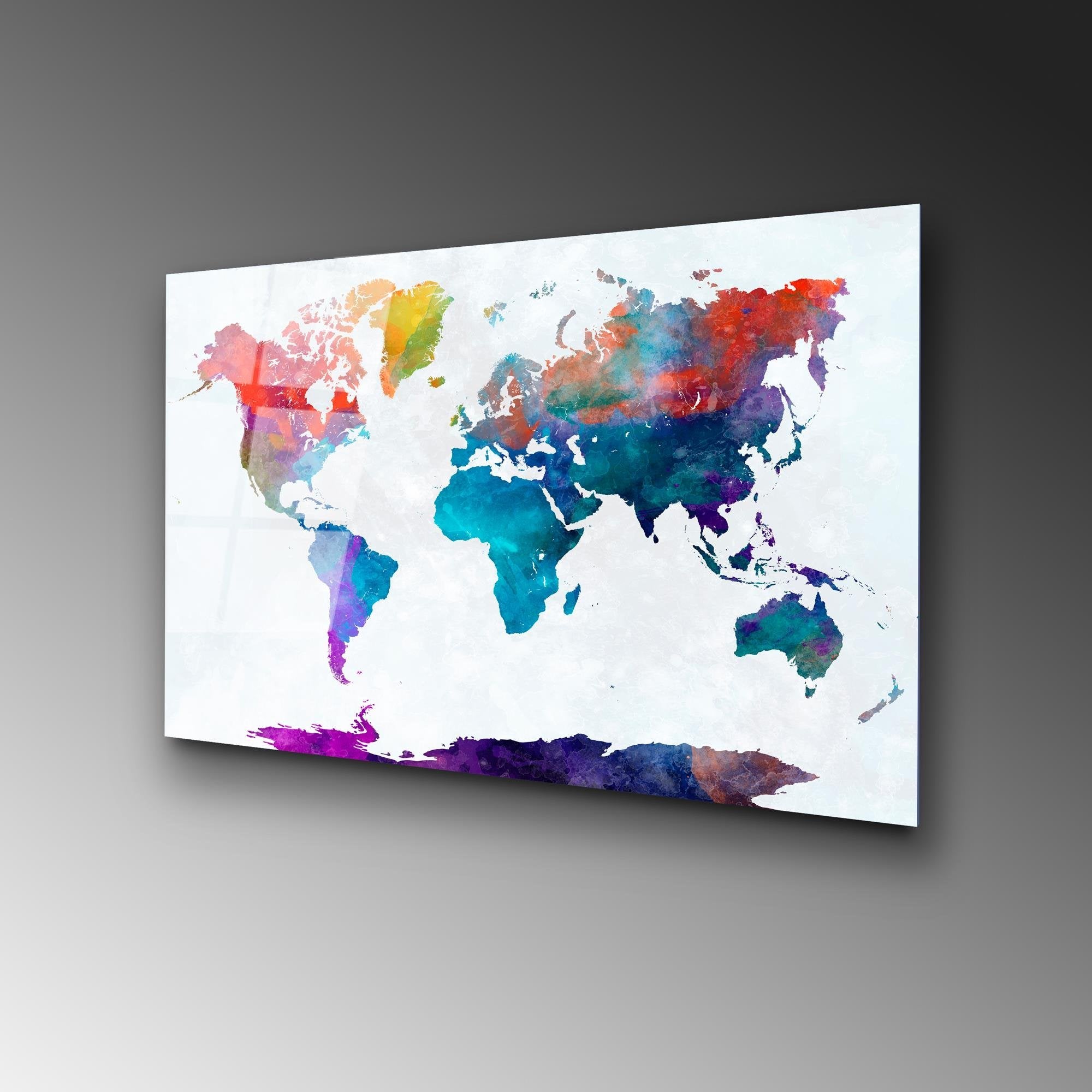 UV-340 Baskılı Cam Dikdörtgen Duvar Tablosu | ByLamp