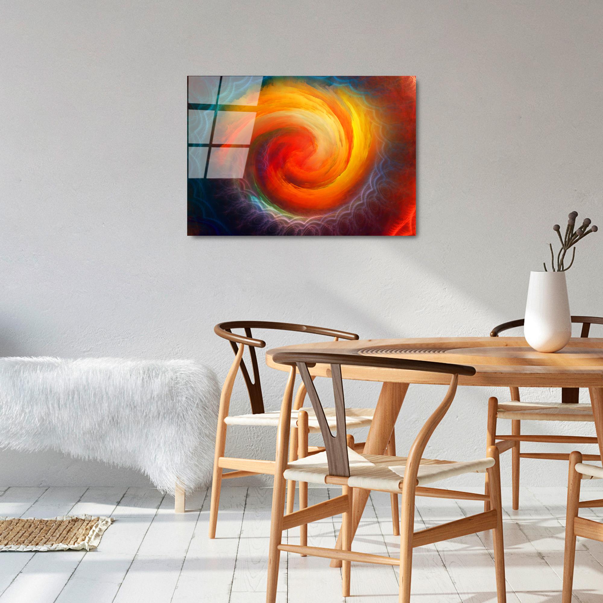 UV-343 Baskılı Cam Dikdörtgen Duvar Tablosu | ByLamp