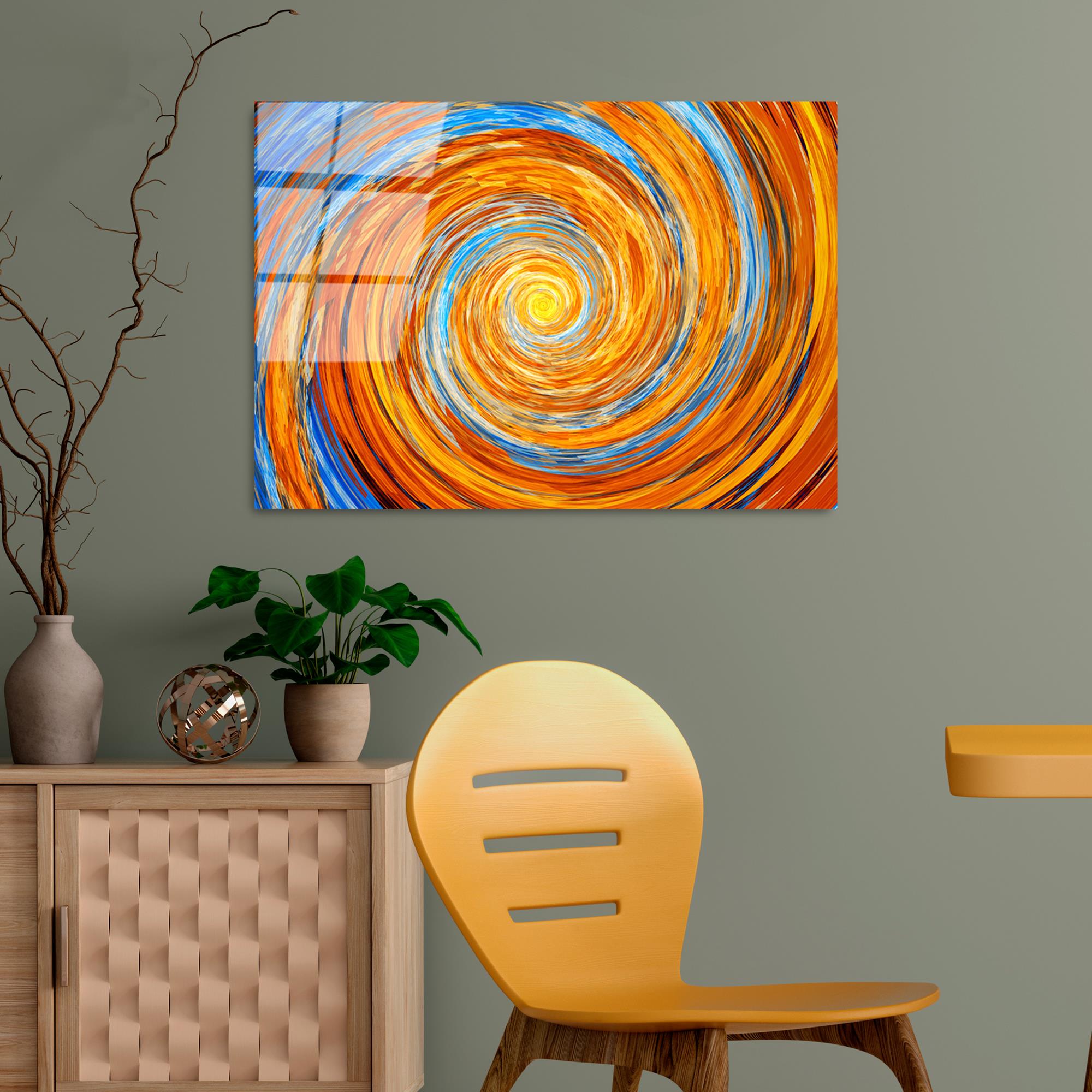 UV-344 Baskılı Cam Dikdörtgen Duvar Tablosu | ByLamp