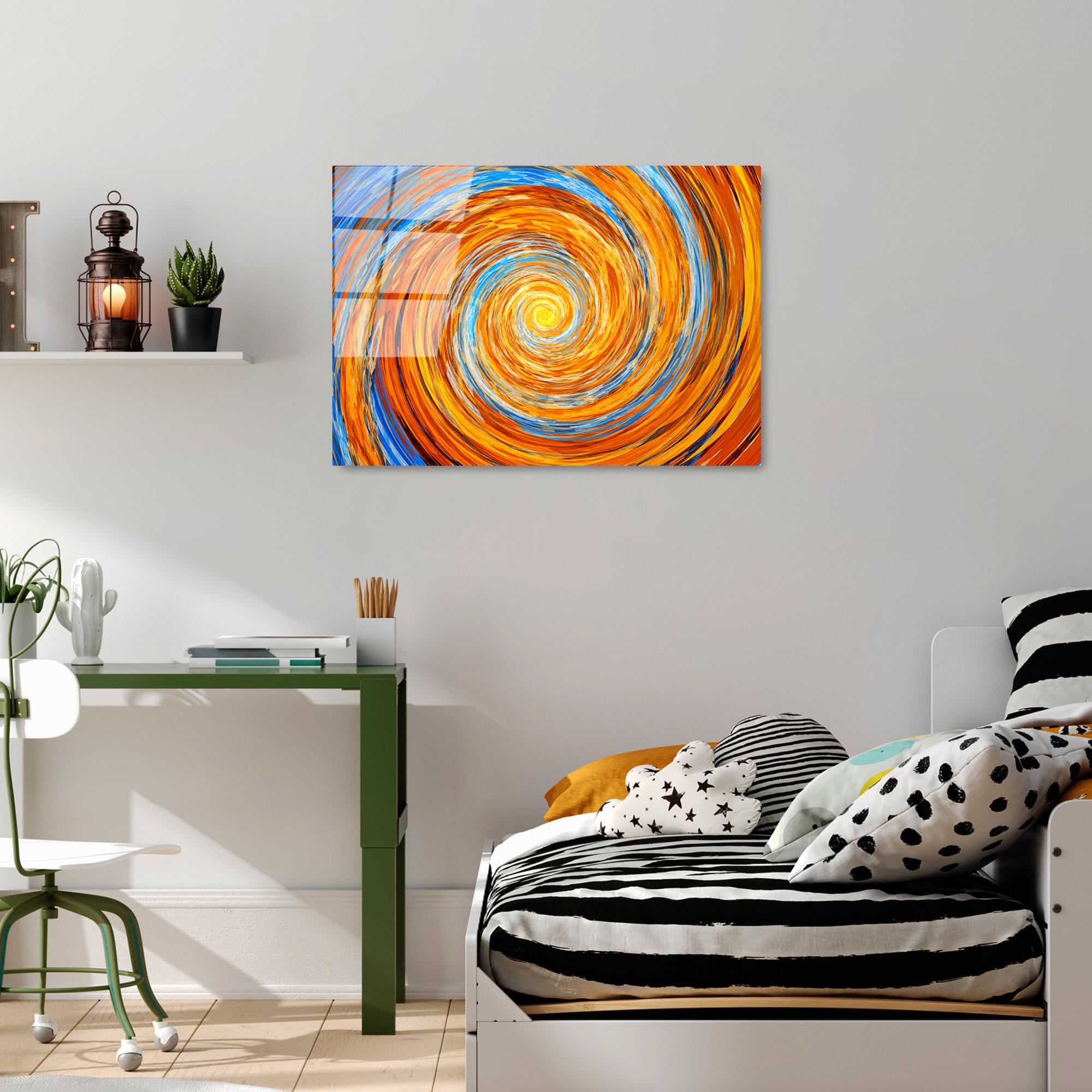 UV-344 Baskılı Cam Dikdörtgen Duvar Tablosu | ByLamp