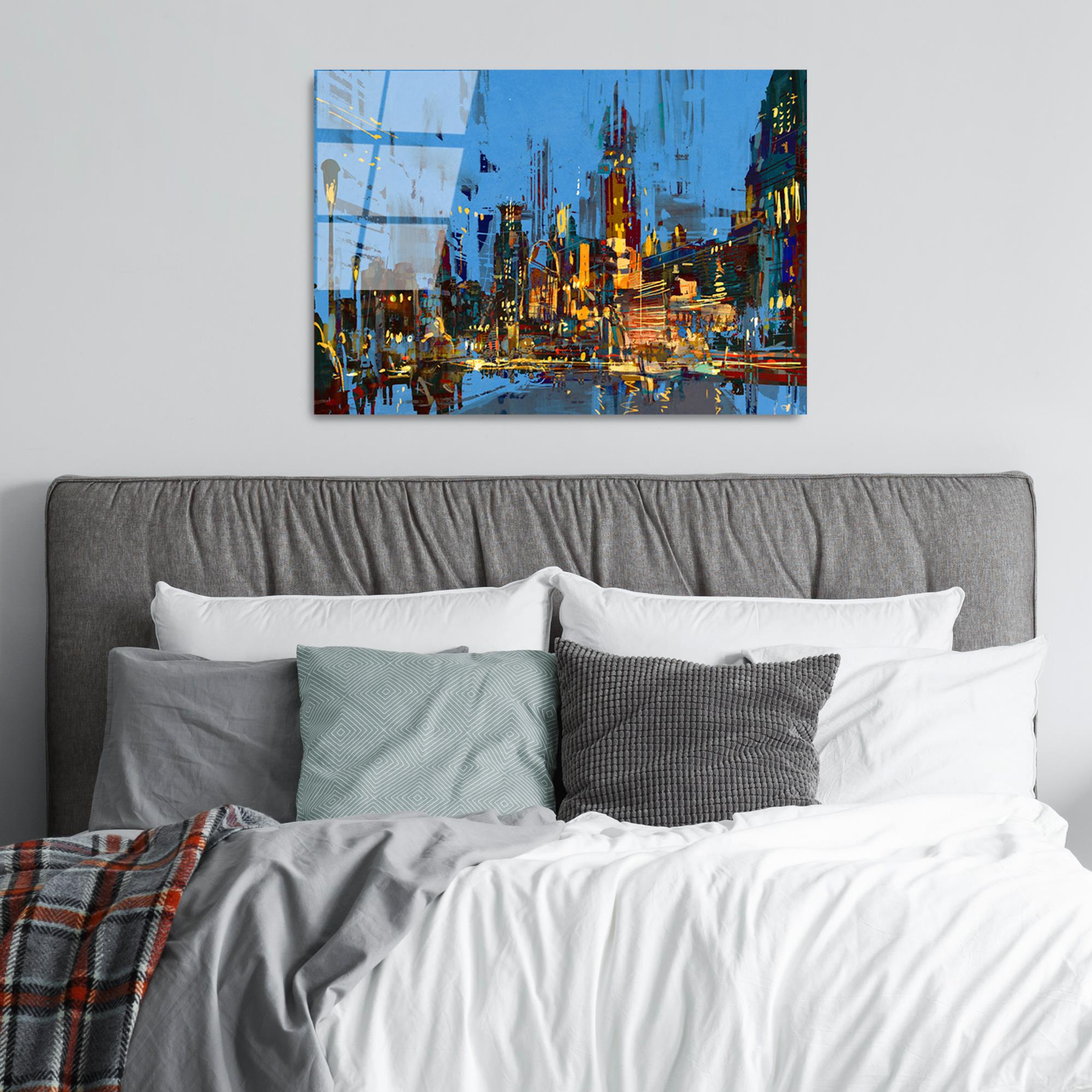 UV-345 Baskılı Cam Dikdörtgen Duvar Tablosu | ByLamp