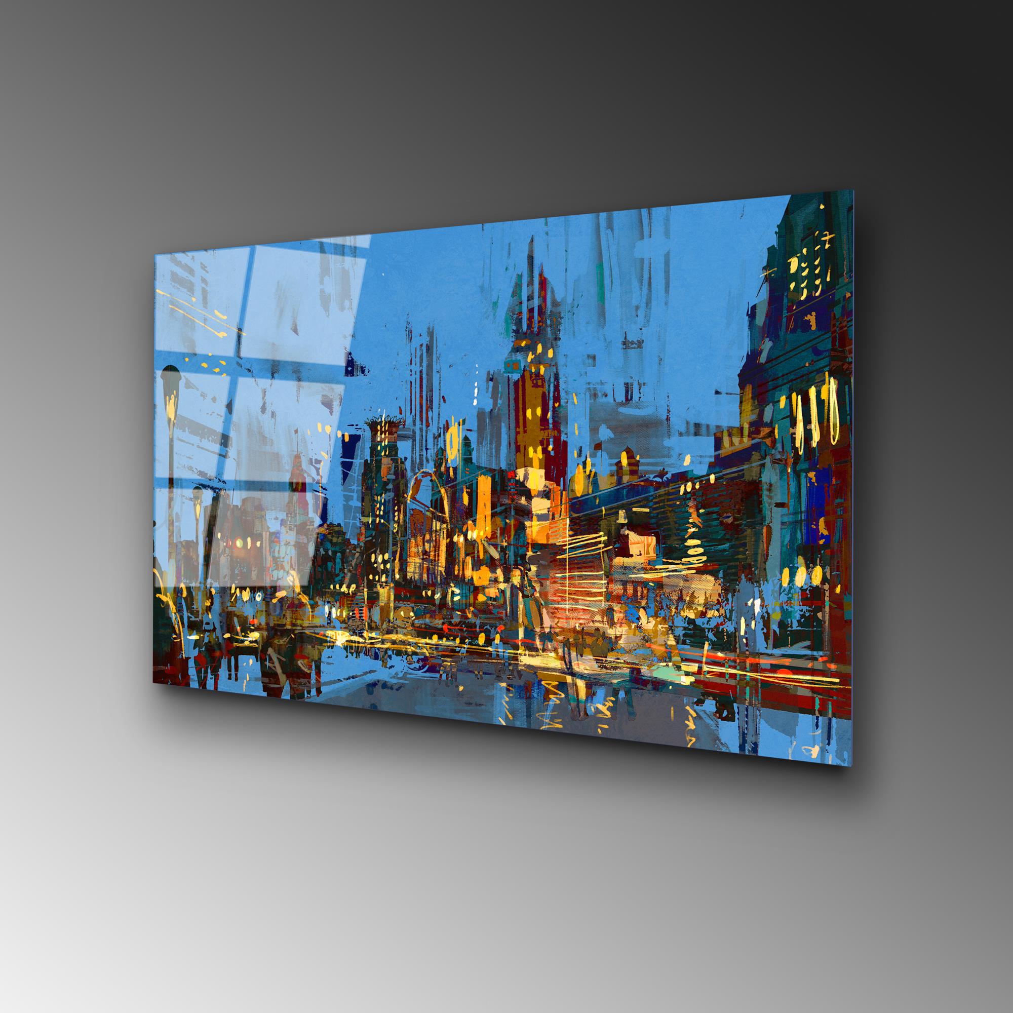 UV-345 Baskılı Cam Dikdörtgen Duvar Tablosu | ByLamp