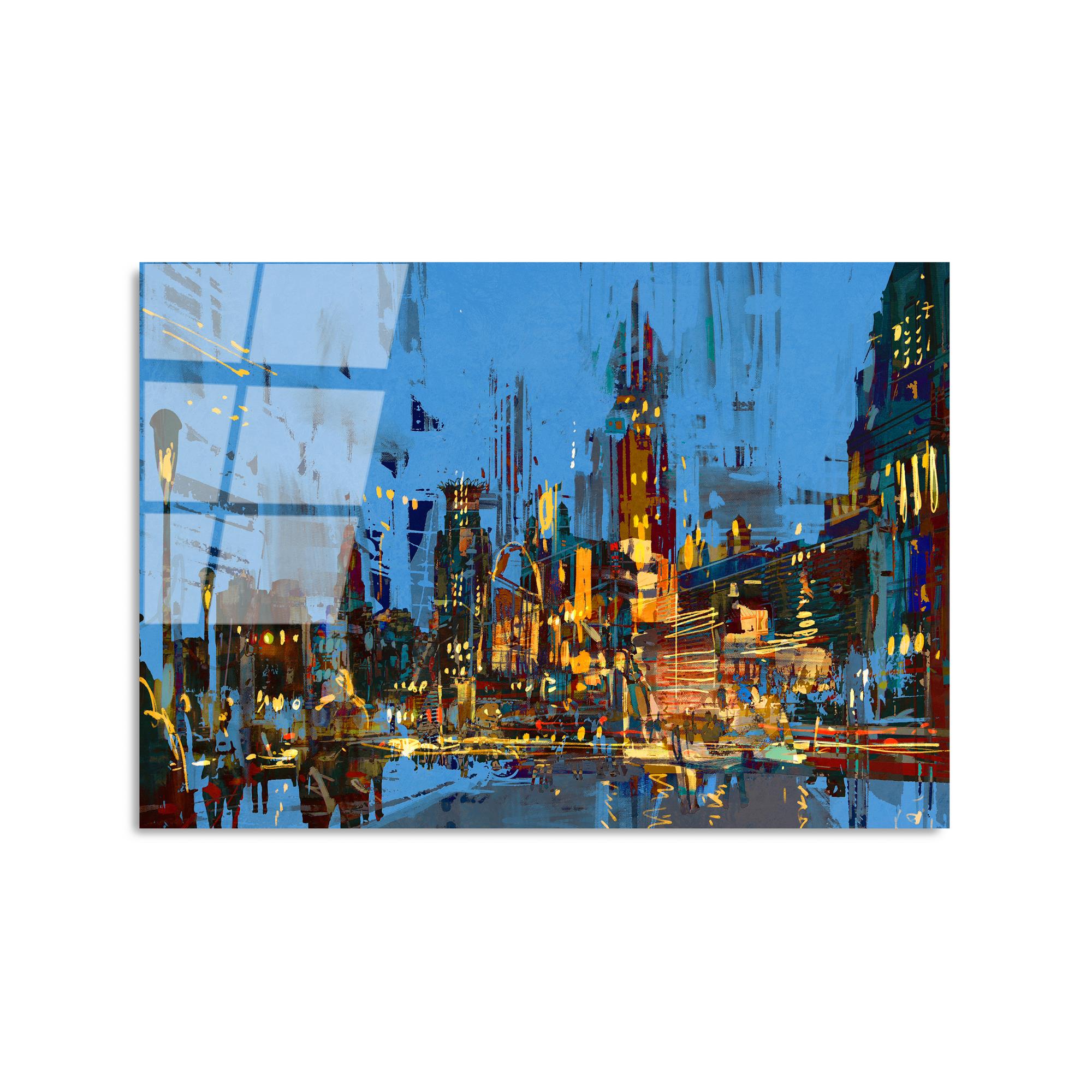 UV-345 Baskılı Cam Dikdörtgen Duvar Tablosu | ByLamp