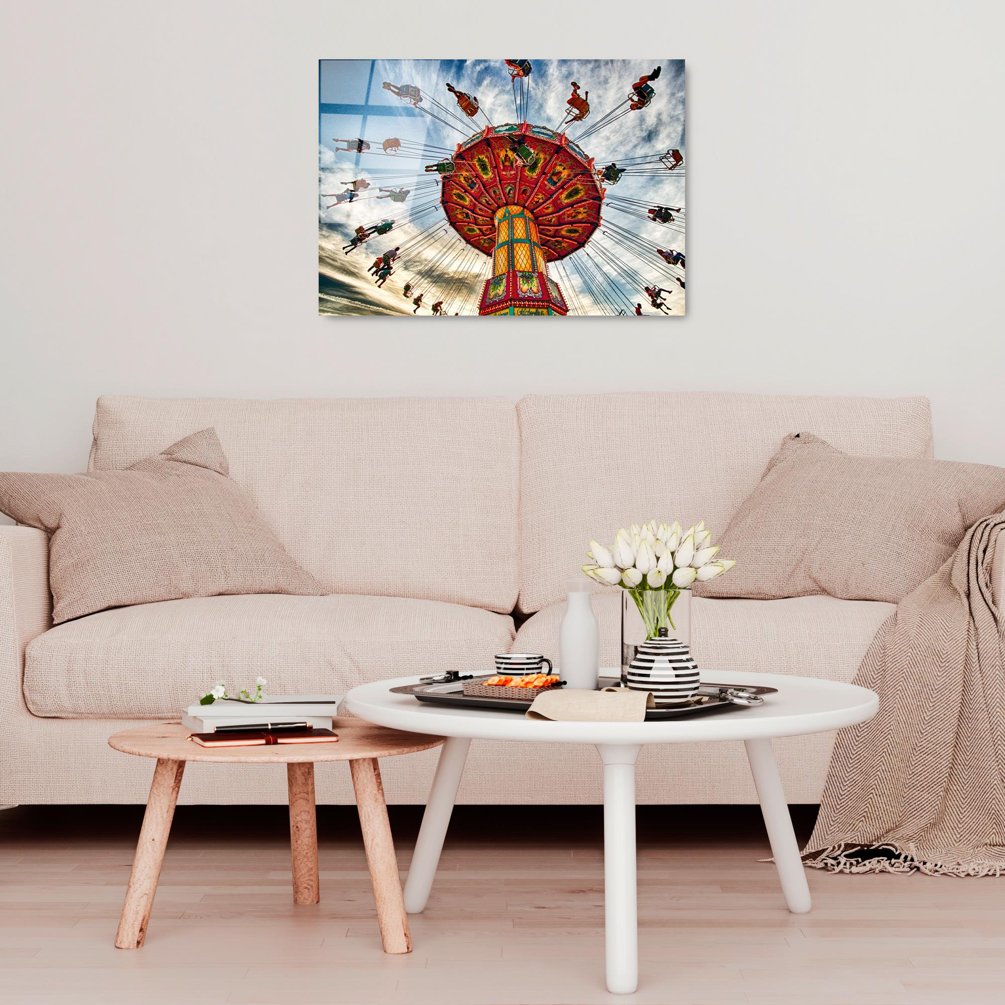 UV-347 Baskılı Cam Dikdörtgen Duvar Tablosu | ByLamp