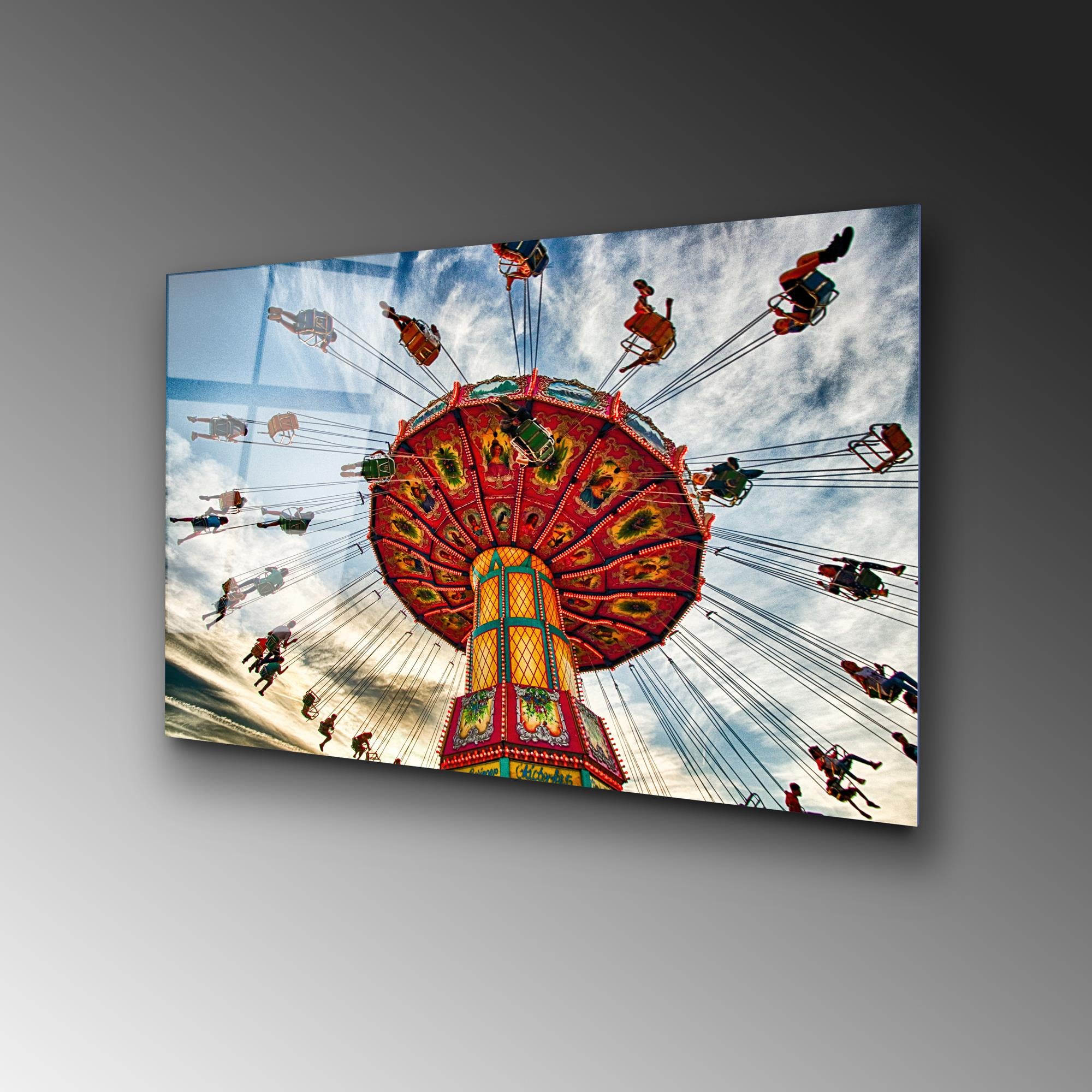 UV-347 Baskılı Cam Dikdörtgen Duvar Tablosu | ByLamp