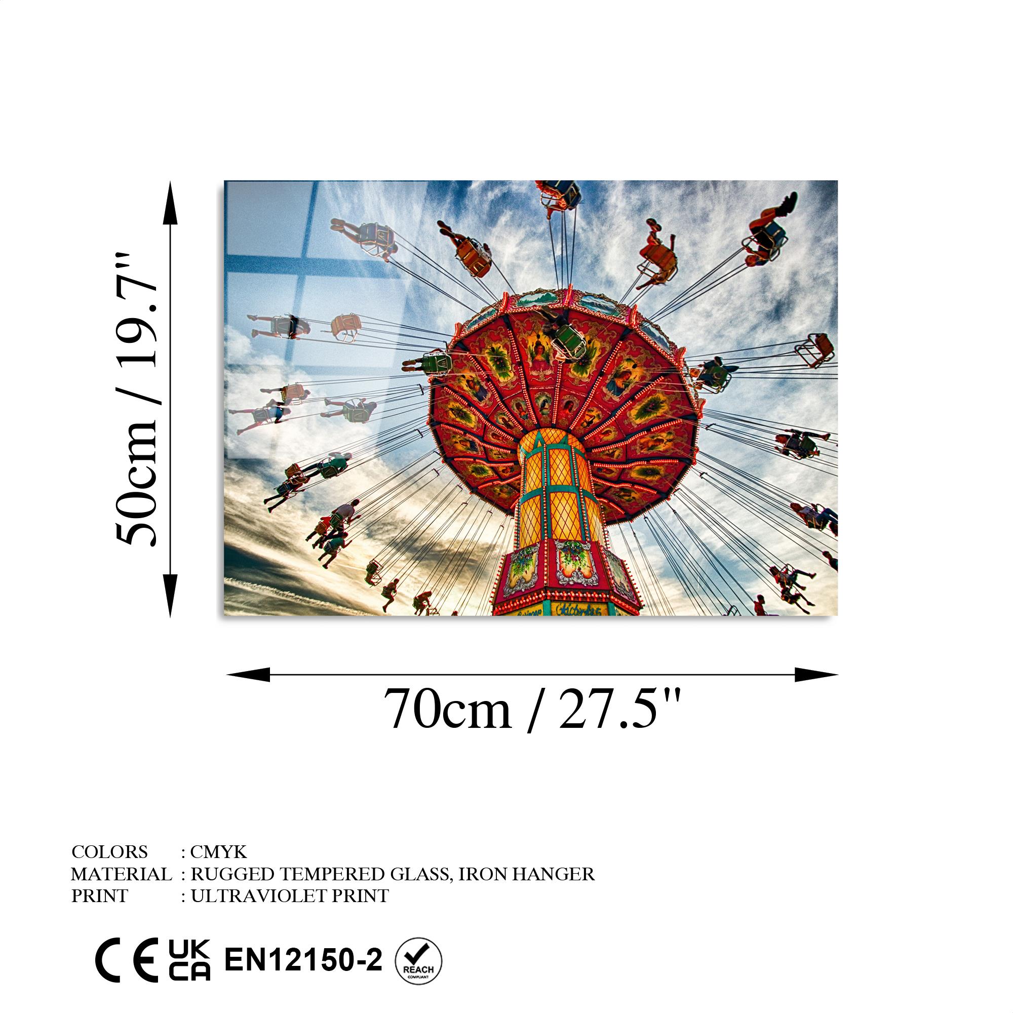 UV-347 Baskılı Cam Dikdörtgen Duvar Tablosu | ByLamp