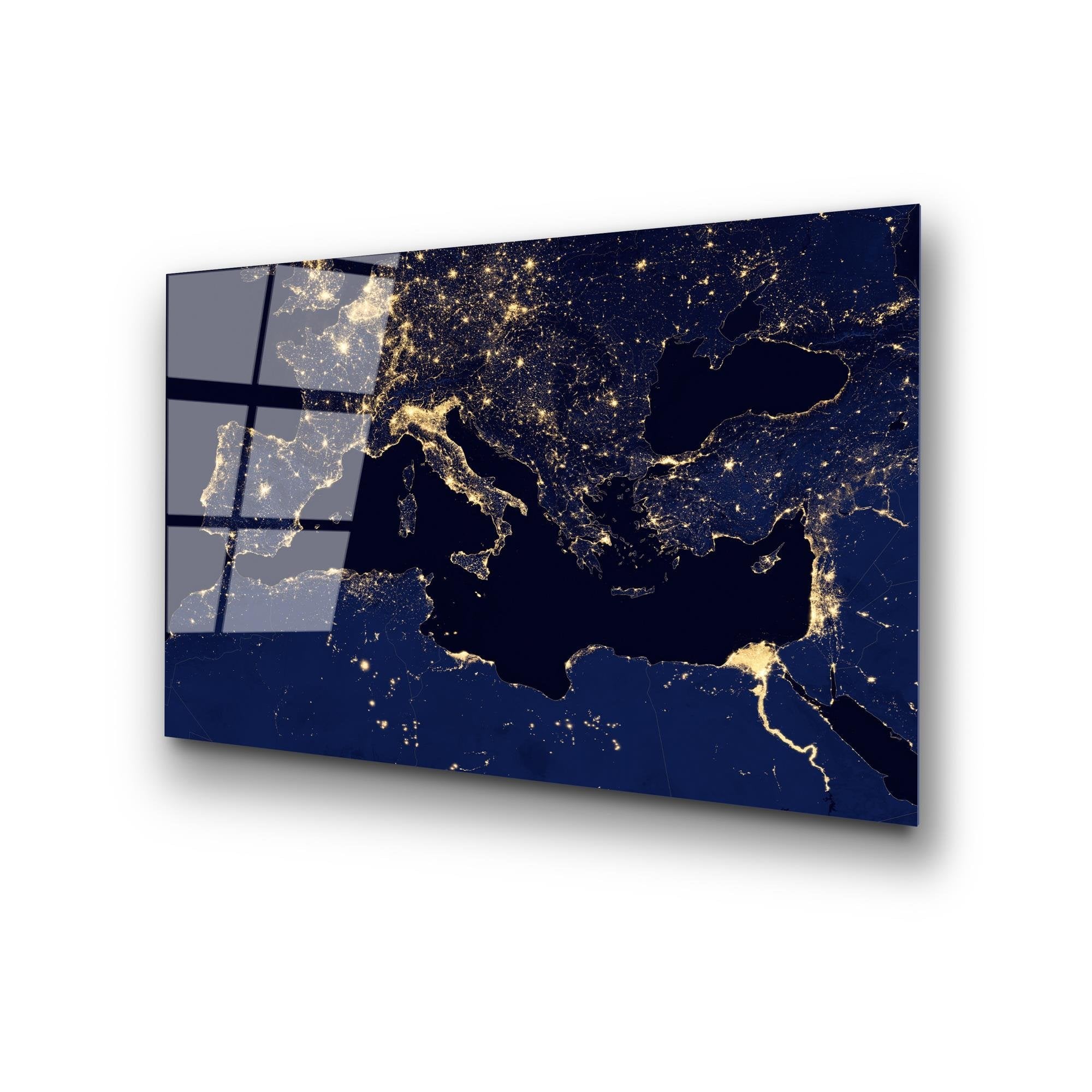 UV-350 Baskılı Cam Dikdörtgen Duvar Tablosu | ByLamp