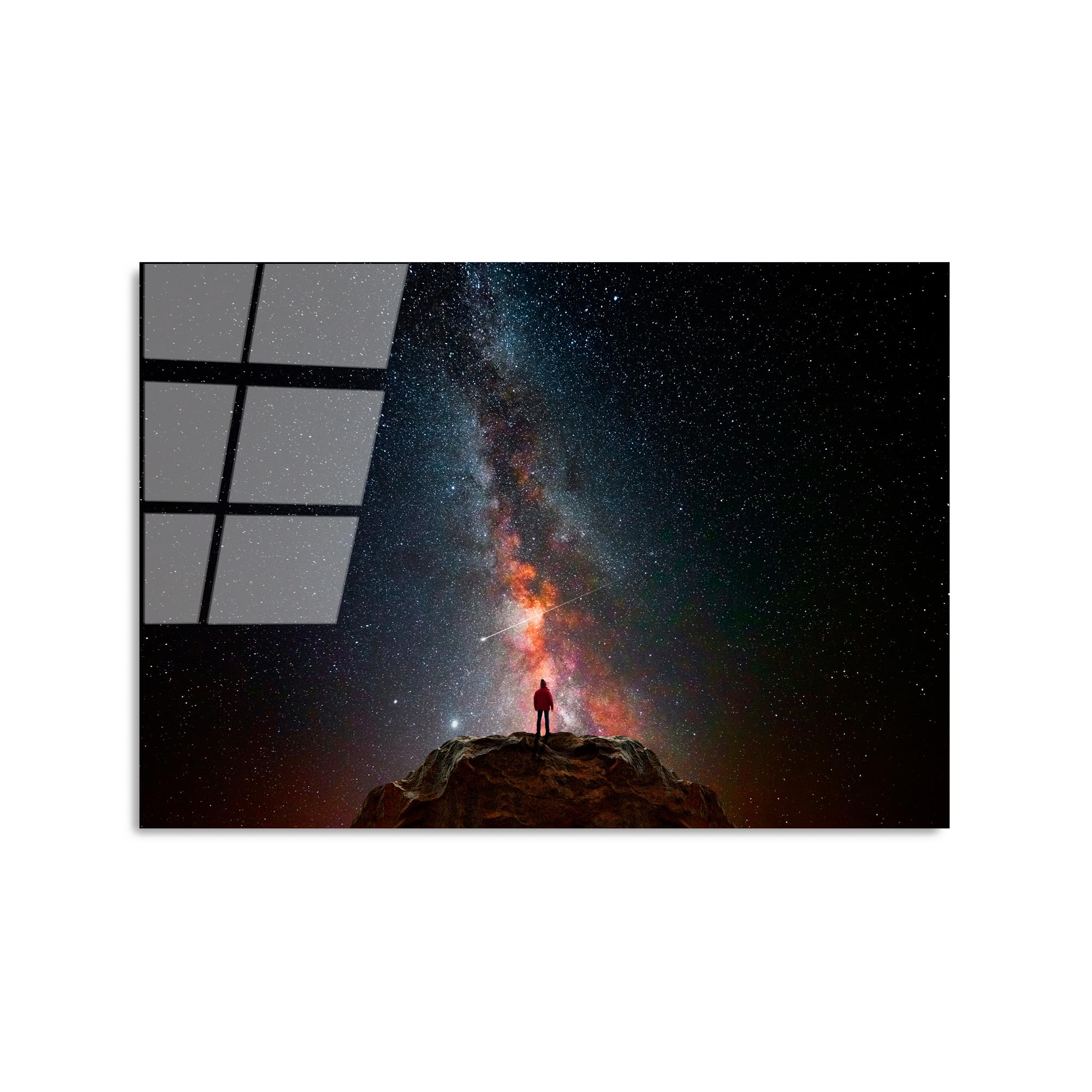 UV-352 Baskılı Cam Dikdörtgen Duvar Tablosu | ByLamp