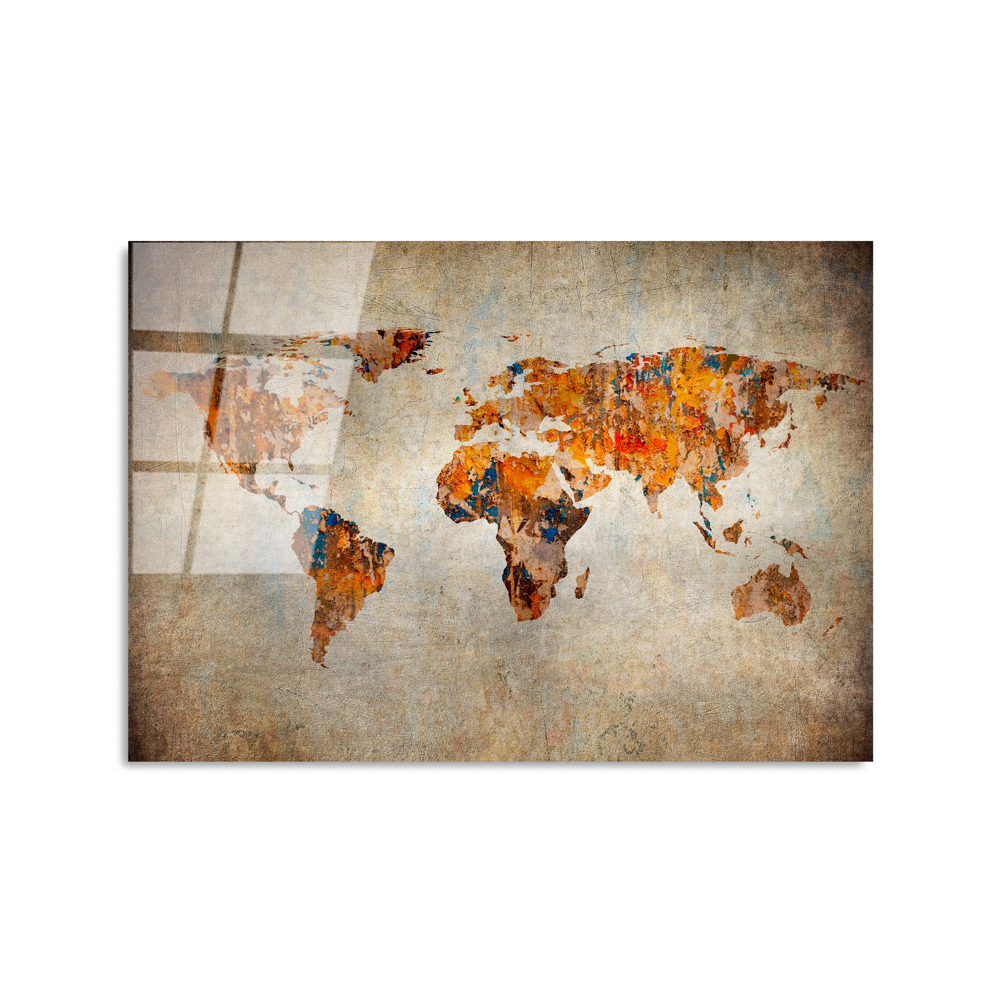 UV-354 Baskılı Cam Dikdörtgen Duvar Tablosu | ByLamp