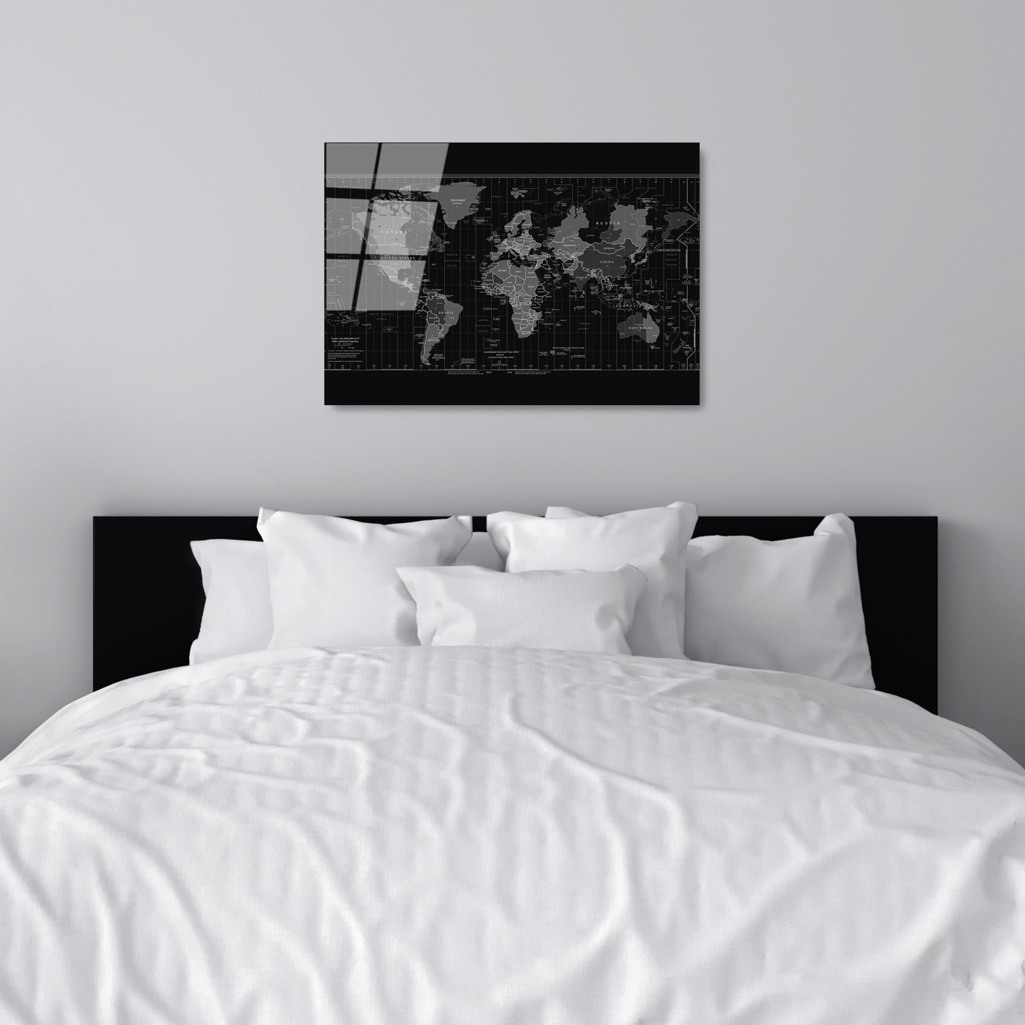 UV-356 Baskılı Cam Dikdörtgen Duvar Tablosu | ByLamp