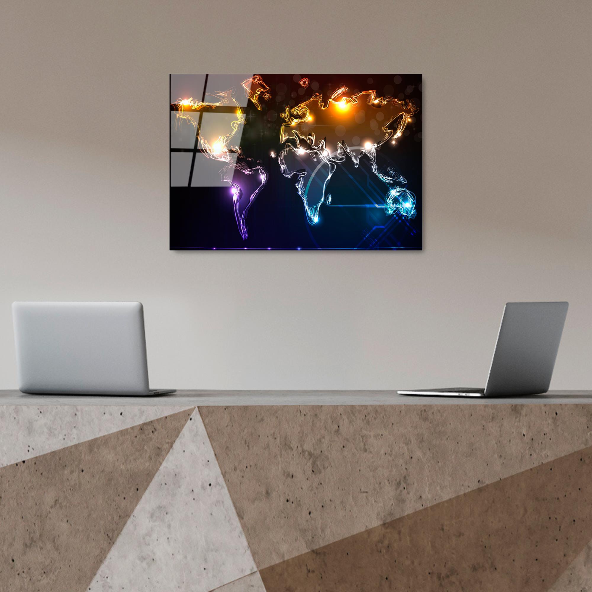 UV-357 Baskılı Cam Dikdörtgen Duvar Tablosu | ByLamp