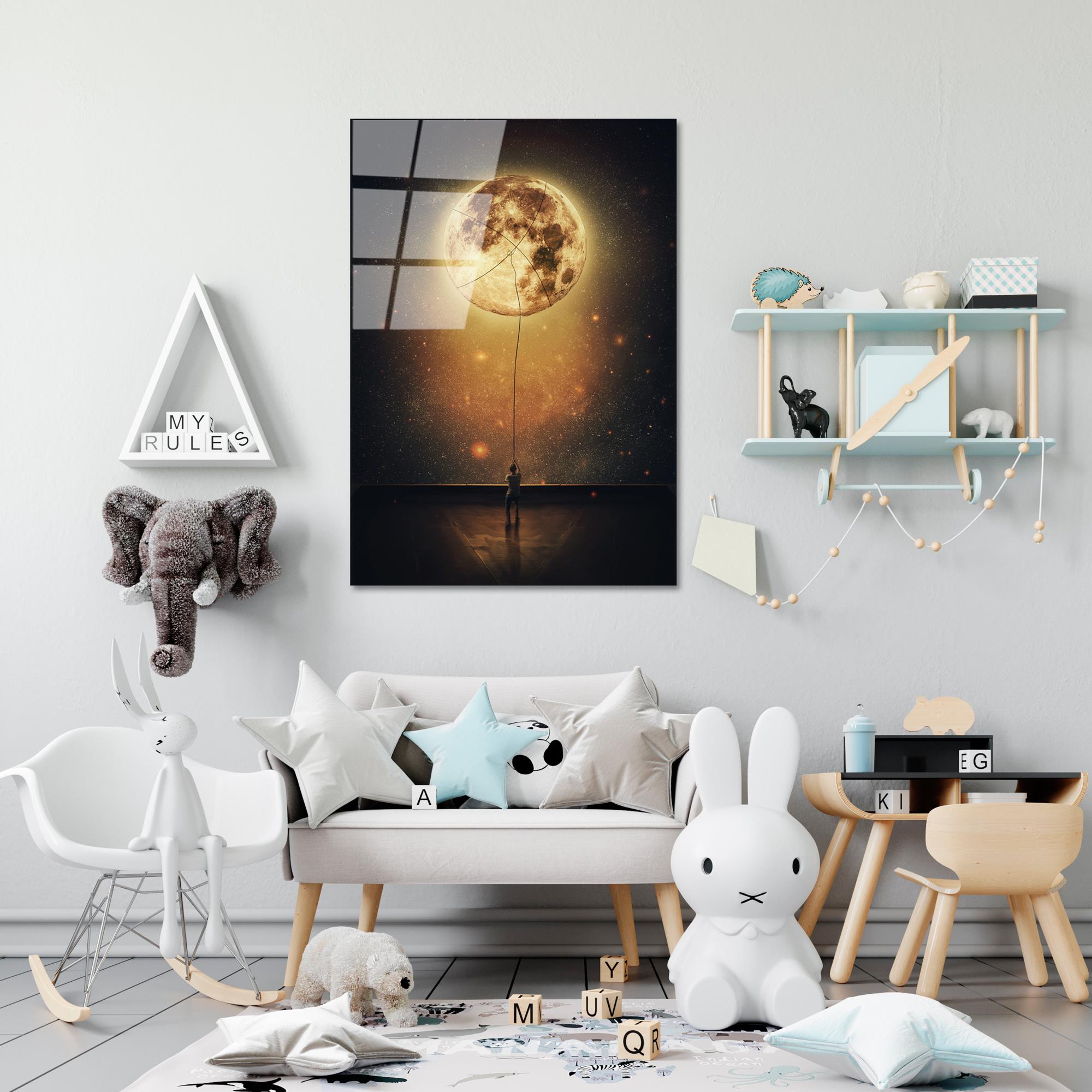 UV-362 Baskılı Cam Dikdörtgen Duvar Tablosu | ByLamp