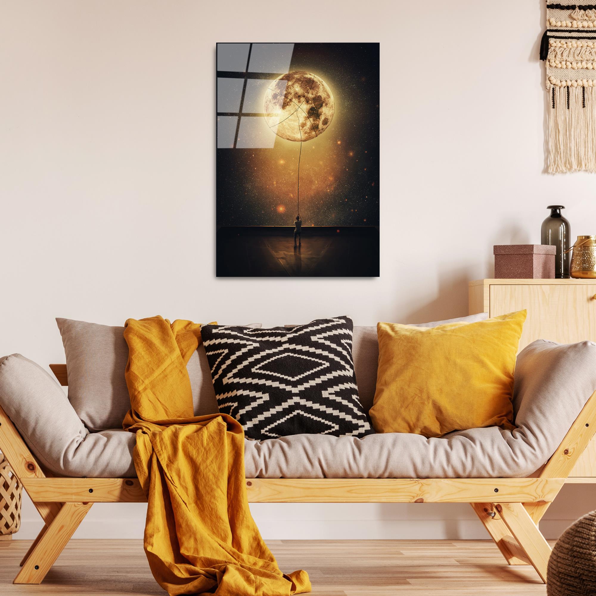 UV-362 Baskılı Cam Dikdörtgen Duvar Tablosu | ByLamp