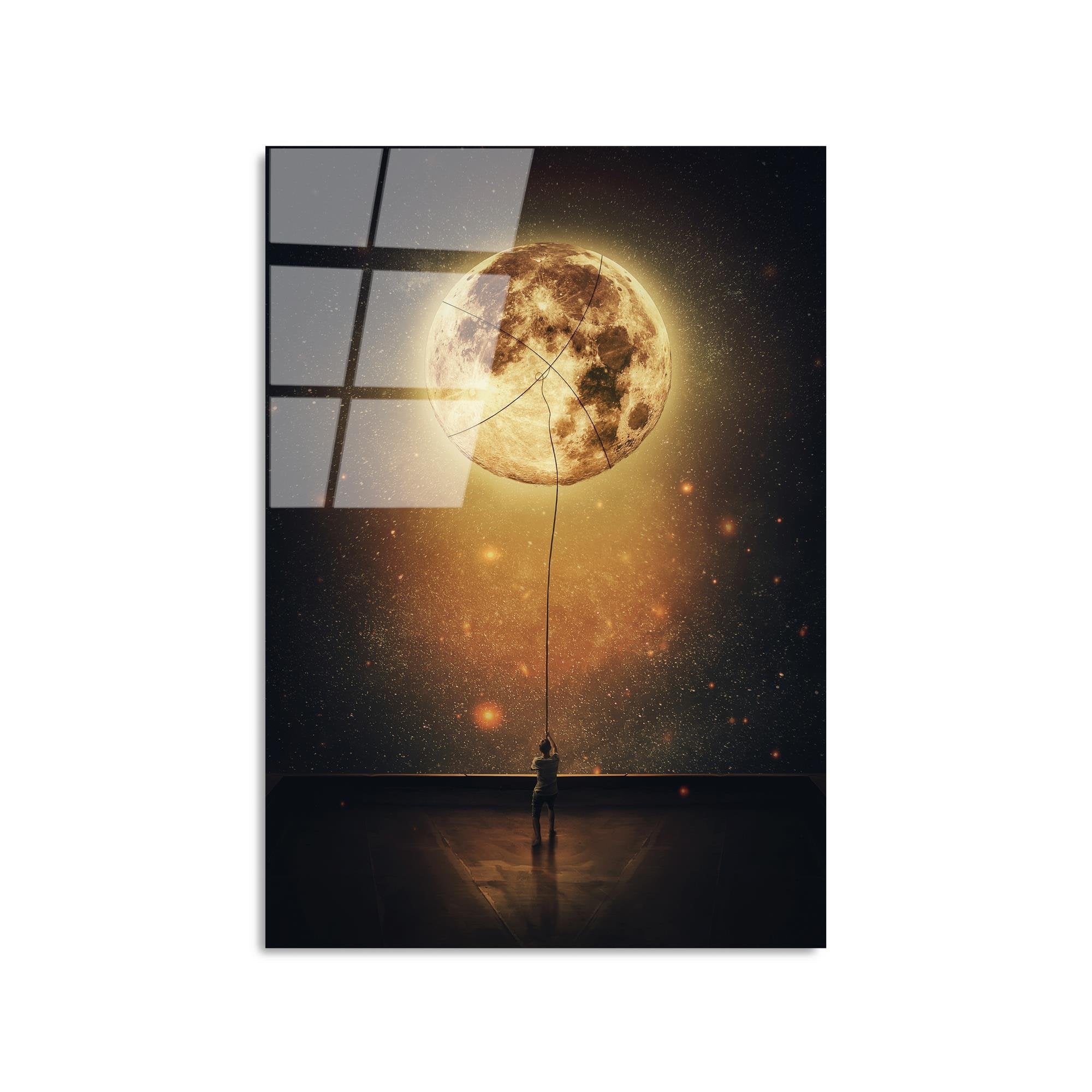 UV-362 Baskılı Cam Dikdörtgen Duvar Tablosu | ByLamp