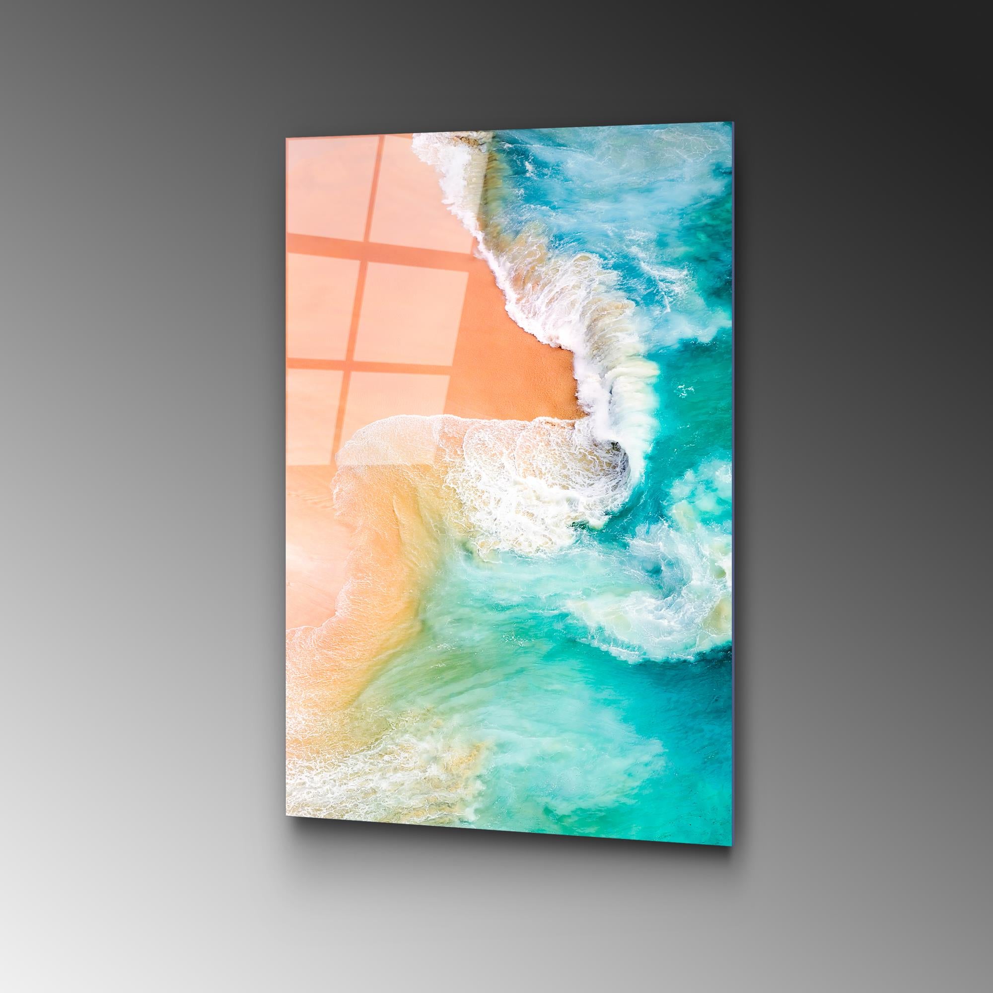 UV-363 Baskılı Cam Dikdörtgen Duvar Tablosu | ByLamp