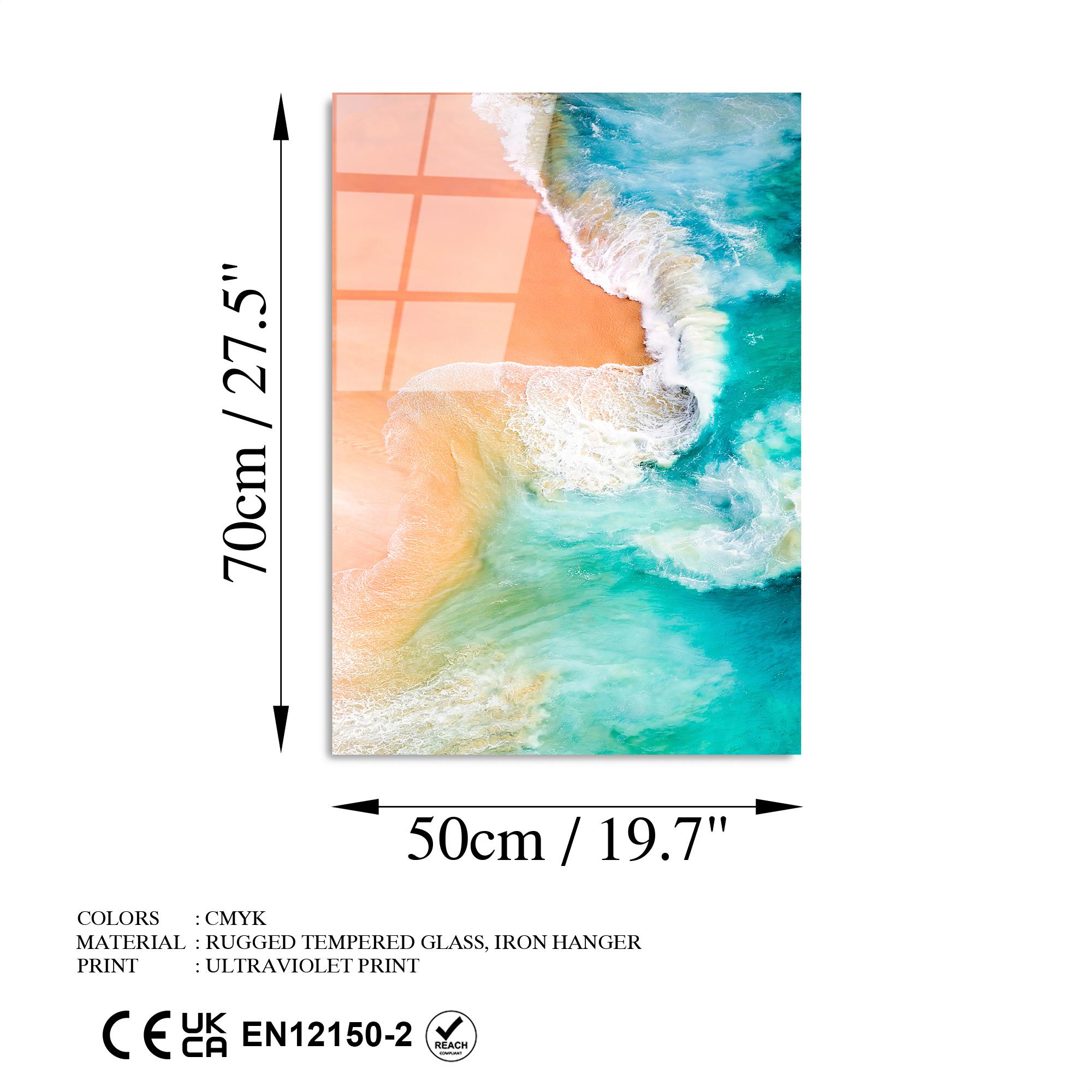 UV-363 Baskılı Cam Dikdörtgen Duvar Tablosu | ByLamp