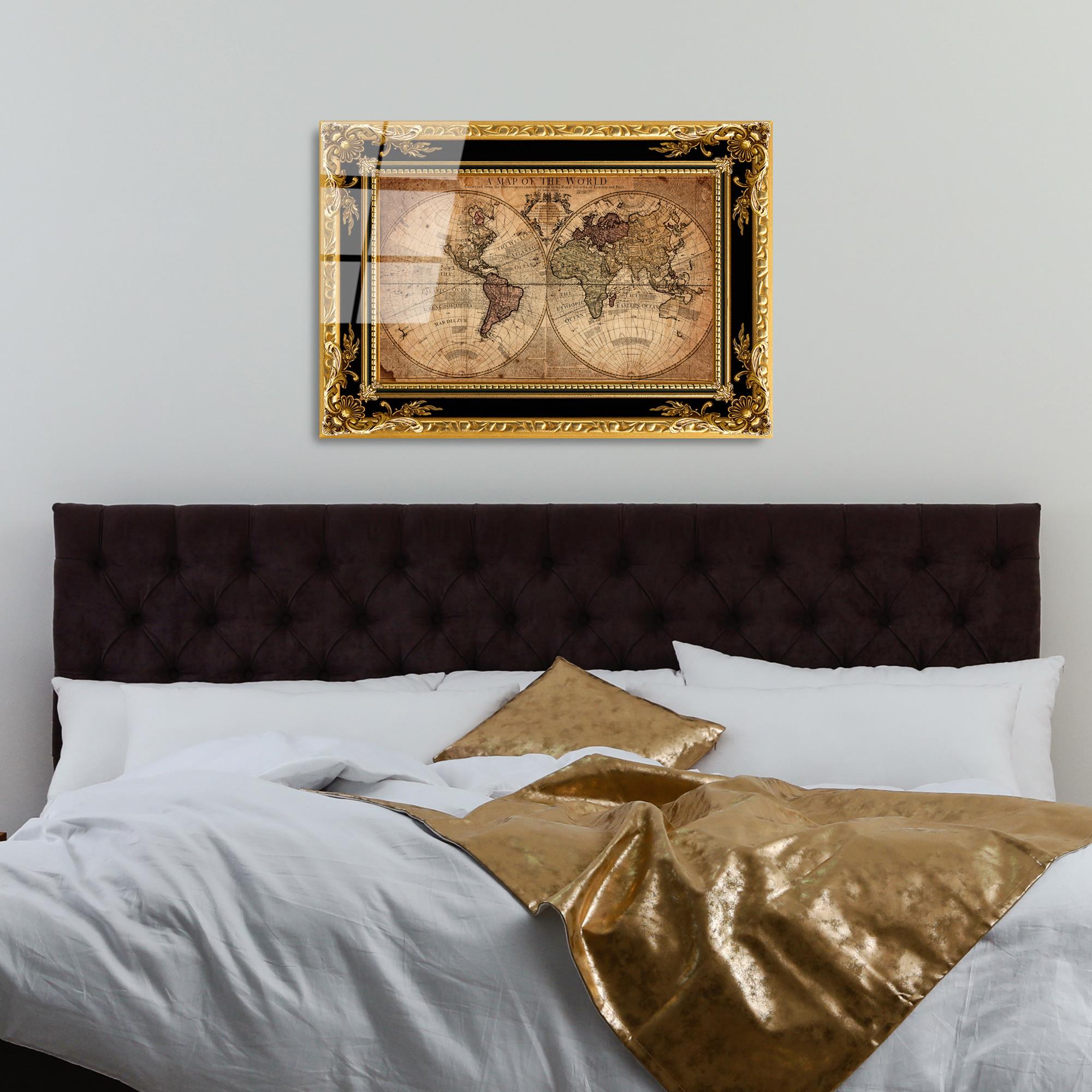 UV-364 Baskılı Cam Dikdörtgen Duvar Tablosu | ByLamp