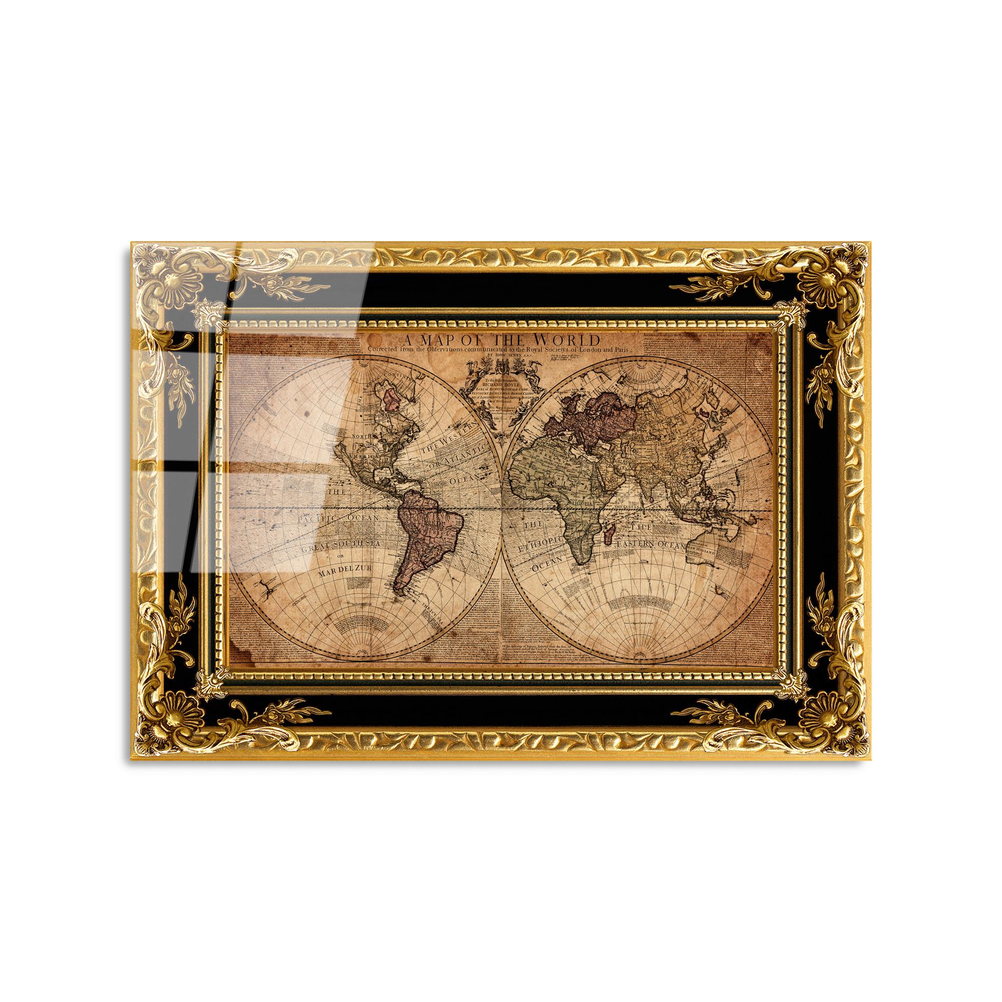 UV-364 Baskılı Cam Dikdörtgen Duvar Tablosu | ByLamp