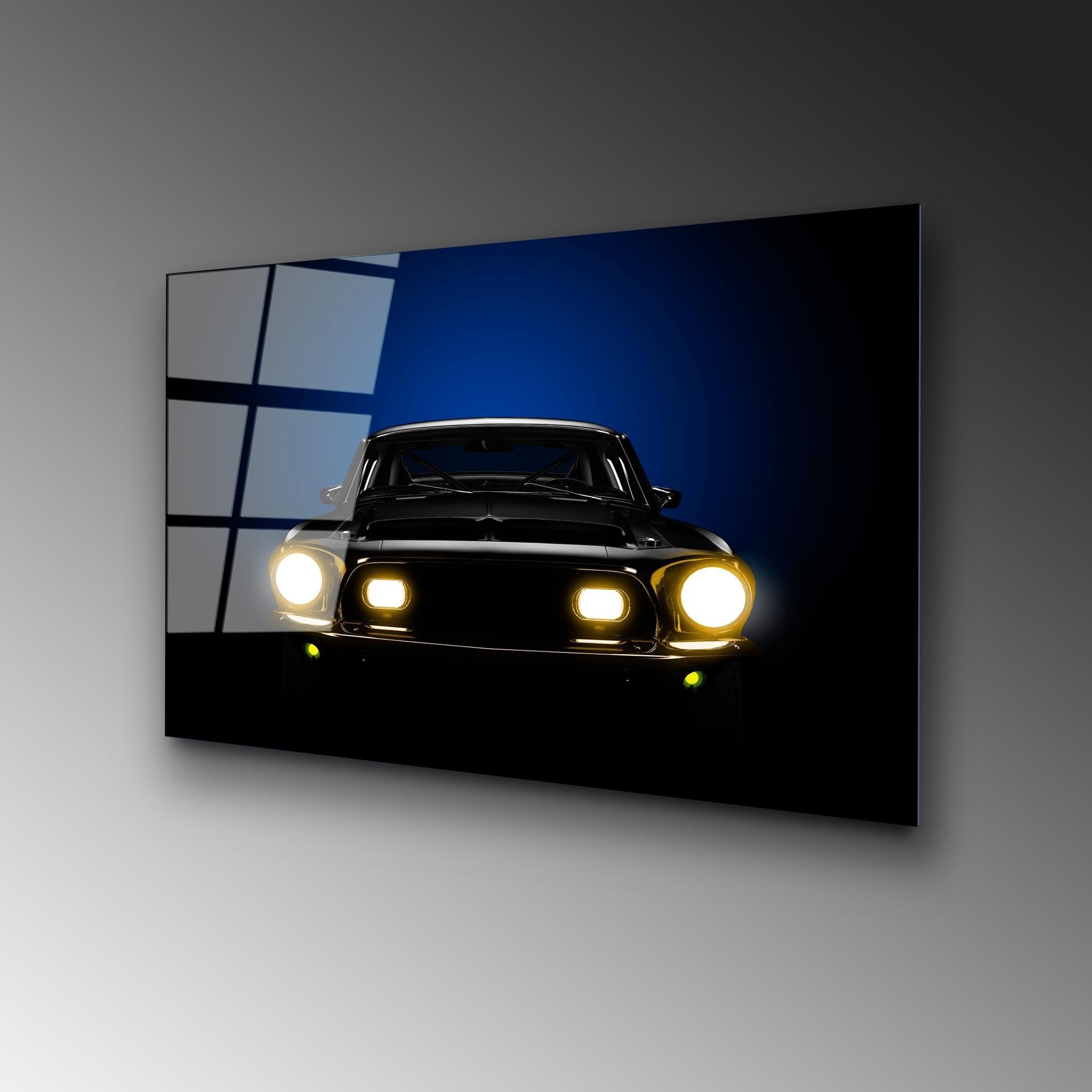 UV-368 Baskılı Cam Dikdörtgen Duvar Tablosu | ByLamp