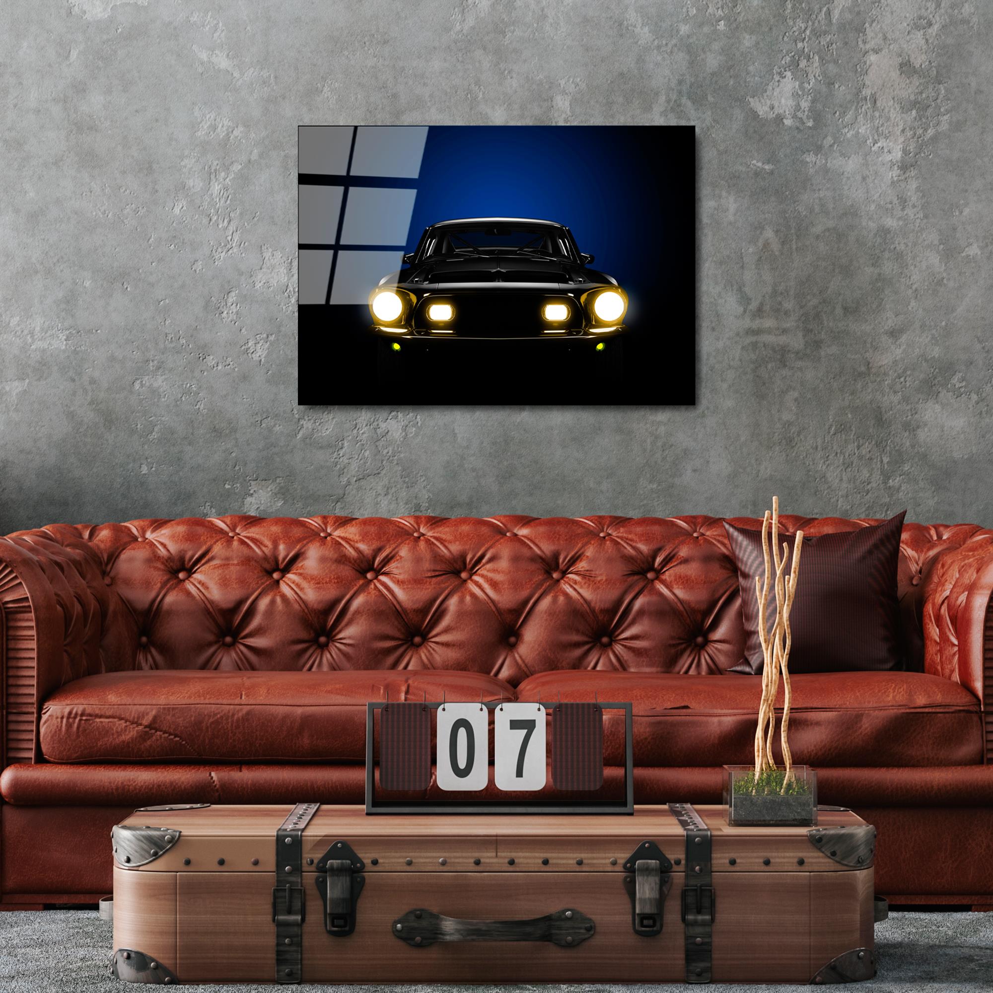 UV-368 Baskılı Cam Dikdörtgen Duvar Tablosu | ByLamp