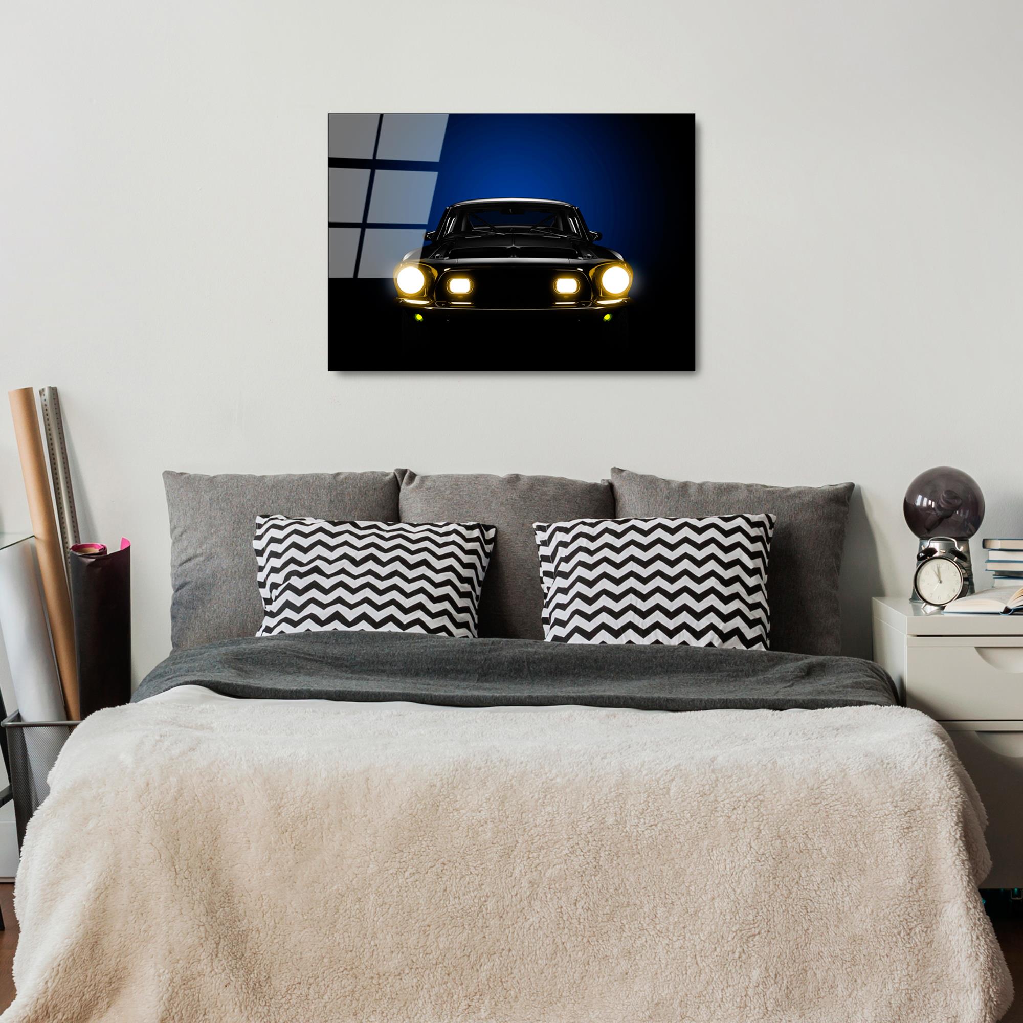 UV-368 Baskılı Cam Dikdörtgen Duvar Tablosu | ByLamp