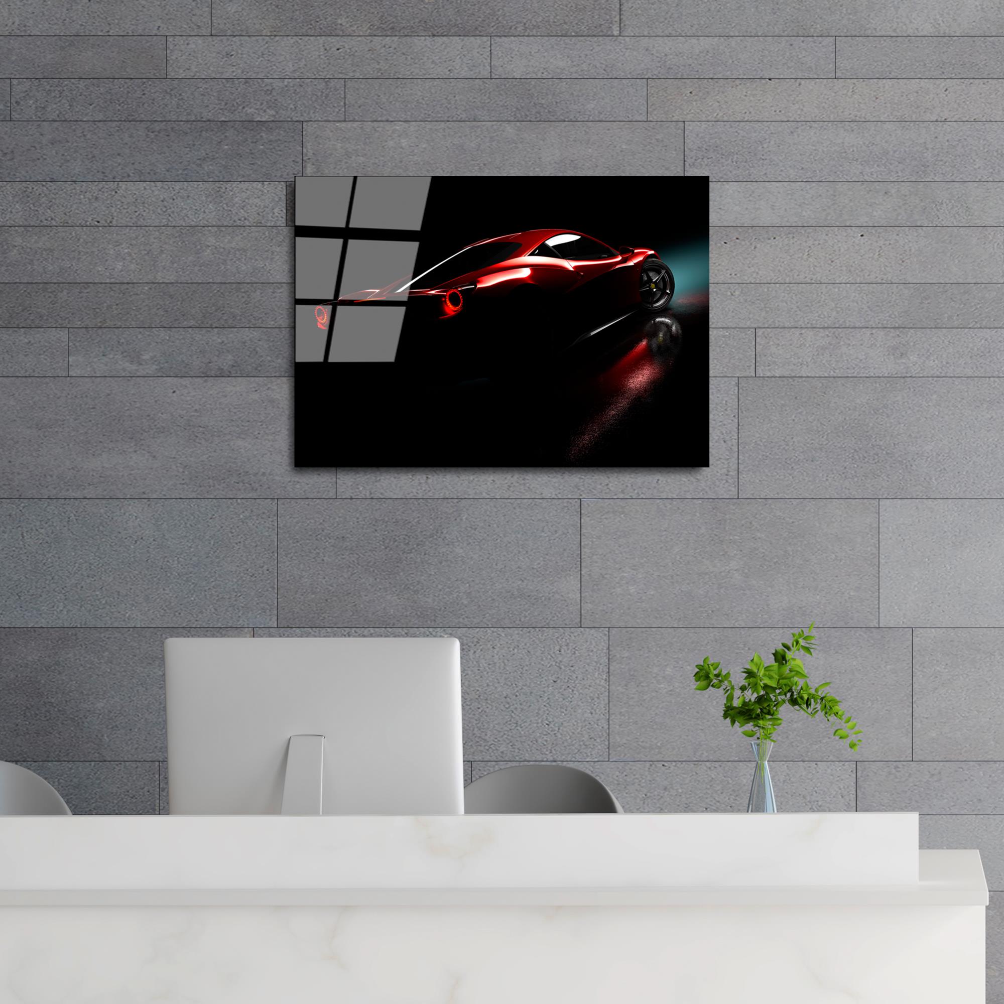 UV-373 Baskılı Cam Dikdörtgen Duvar Tablosu | ByLamp