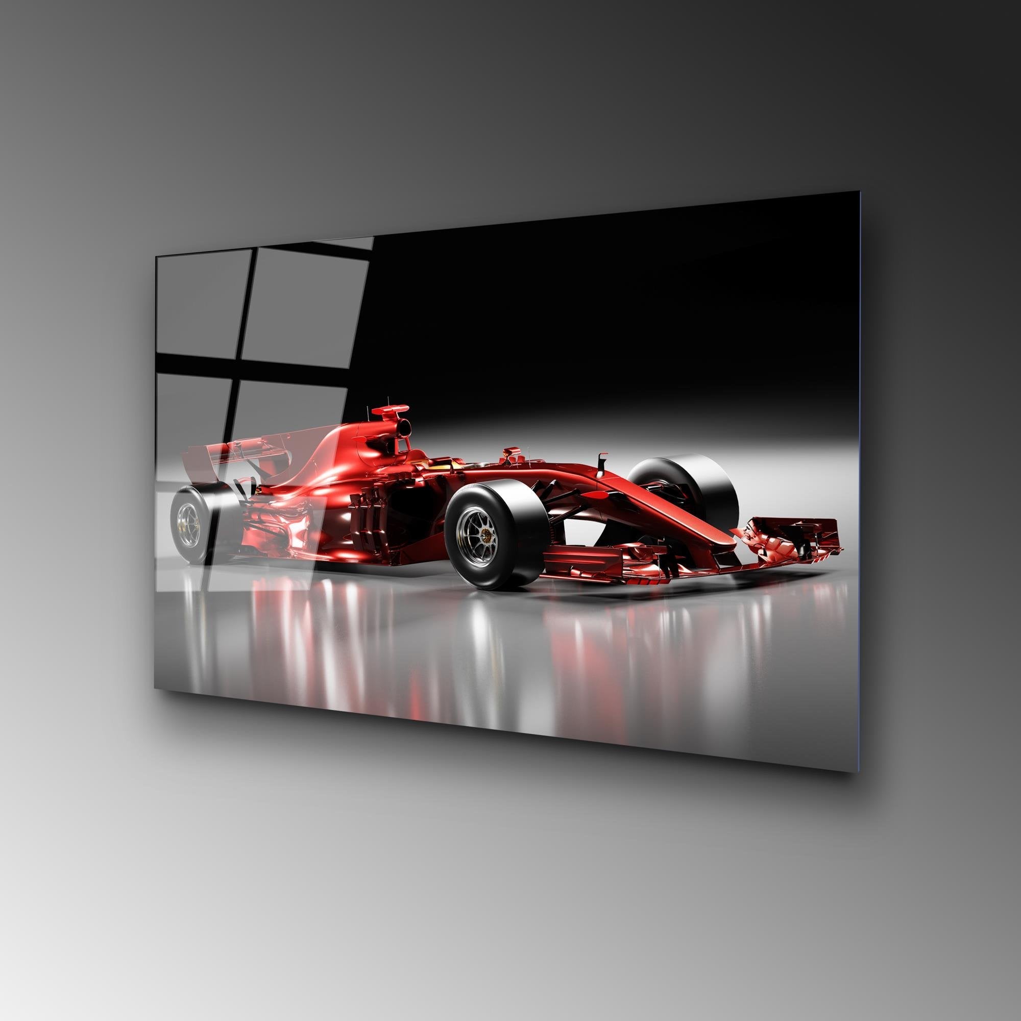 UV-376 Baskılı Cam Dikdörtgen Duvar Tablosu | ByLamp