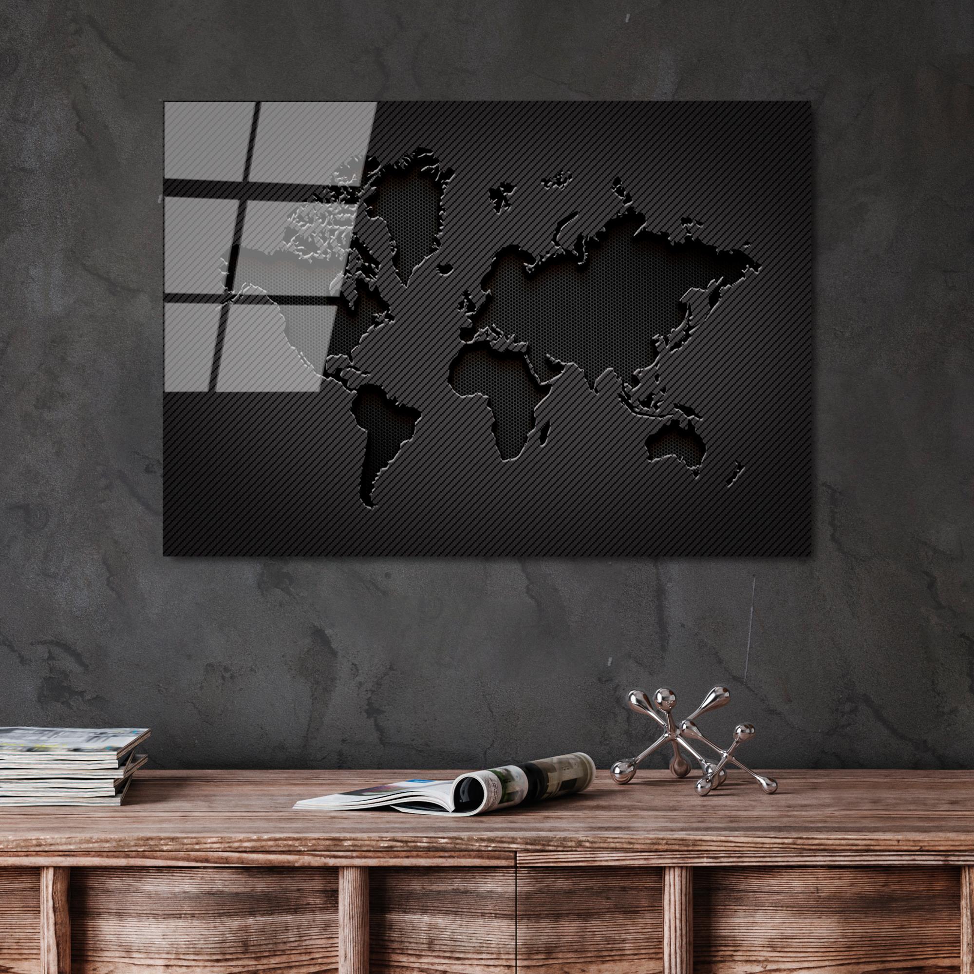 UV-378 Baskılı Cam Dikdörtgen Duvar Tablosu | ByLamp