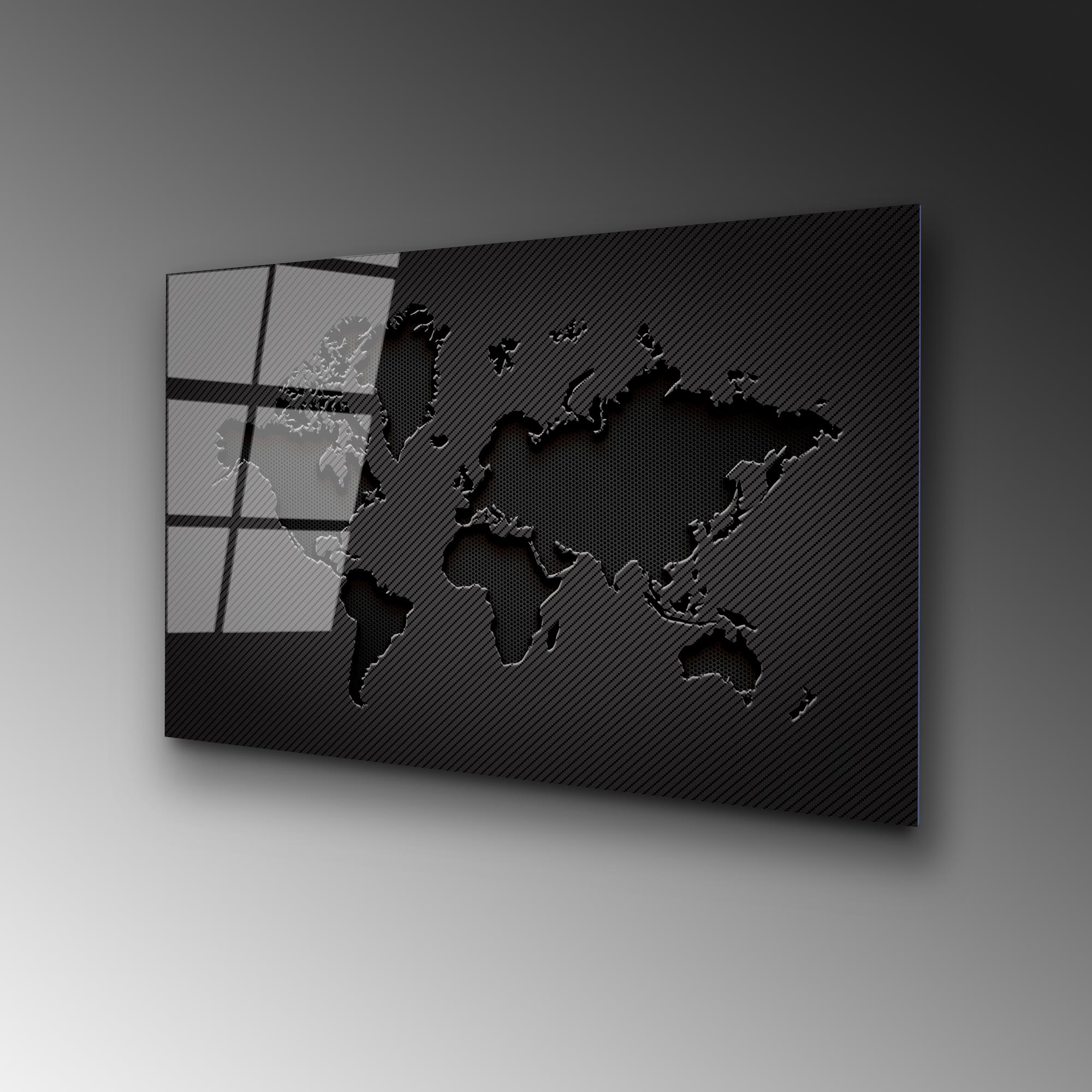 UV-378 Baskılı Cam Dikdörtgen Duvar Tablosu | ByLamp