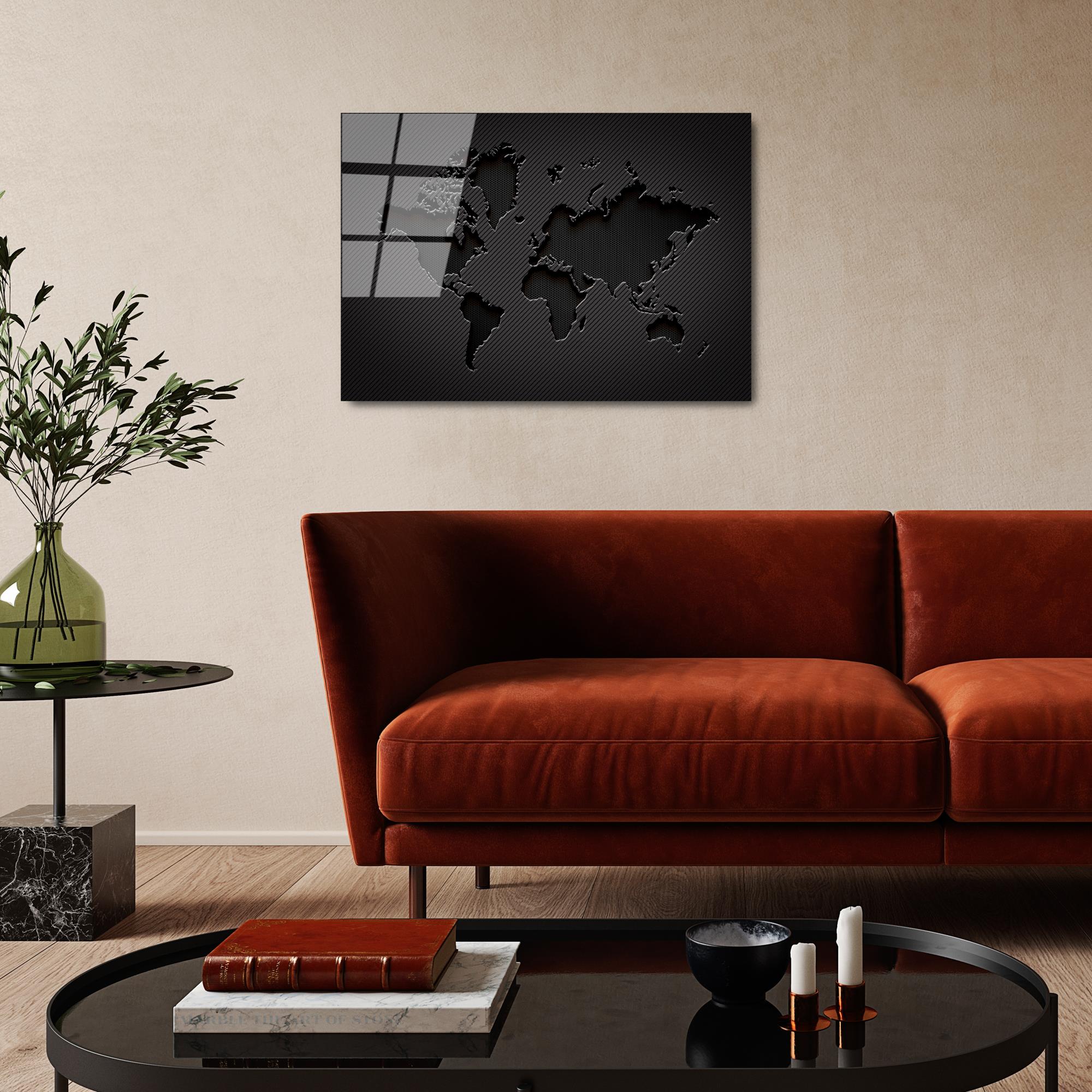 UV-378 Baskılı Cam Dikdörtgen Duvar Tablosu | ByLamp