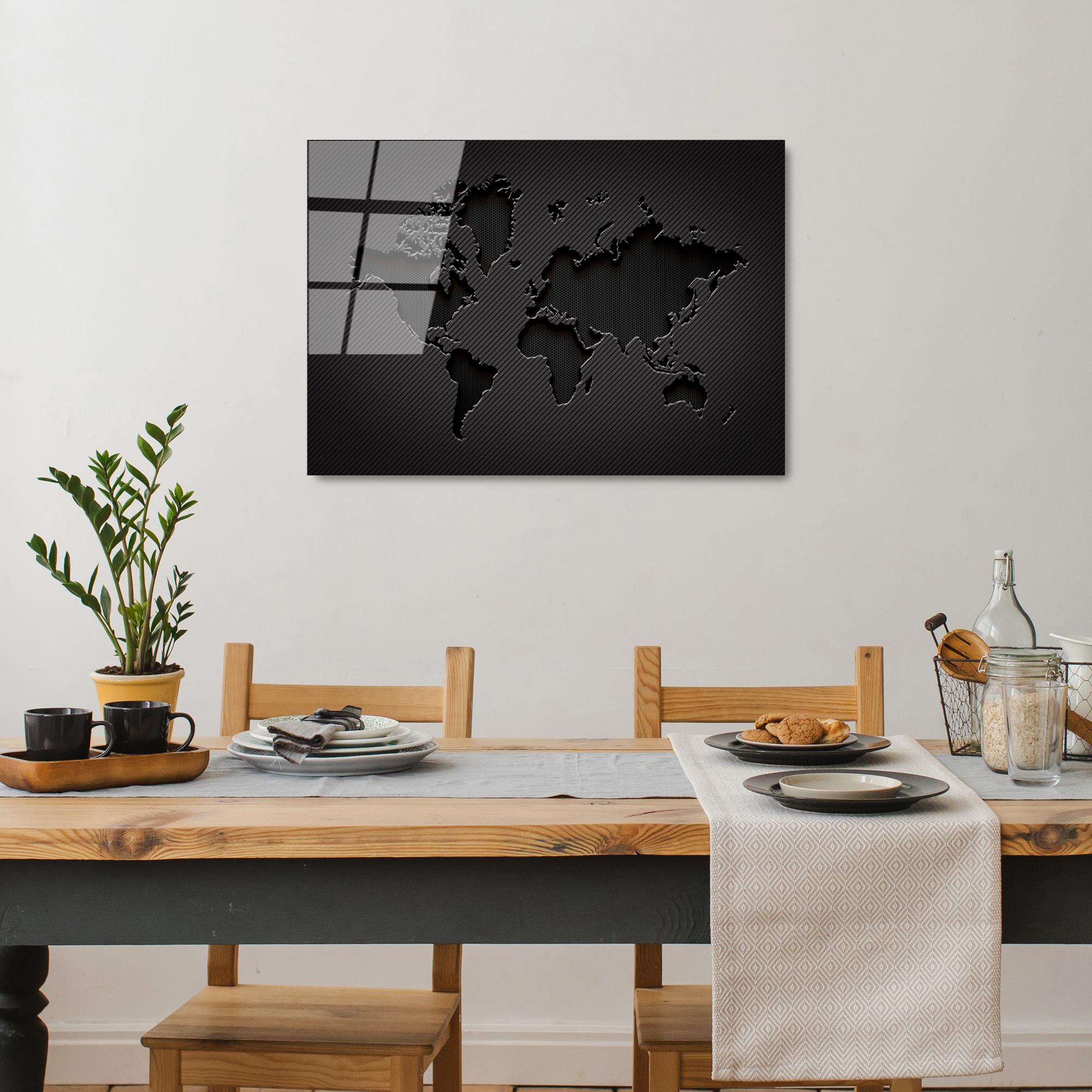 UV-378 Baskılı Cam Dikdörtgen Duvar Tablosu | ByLamp