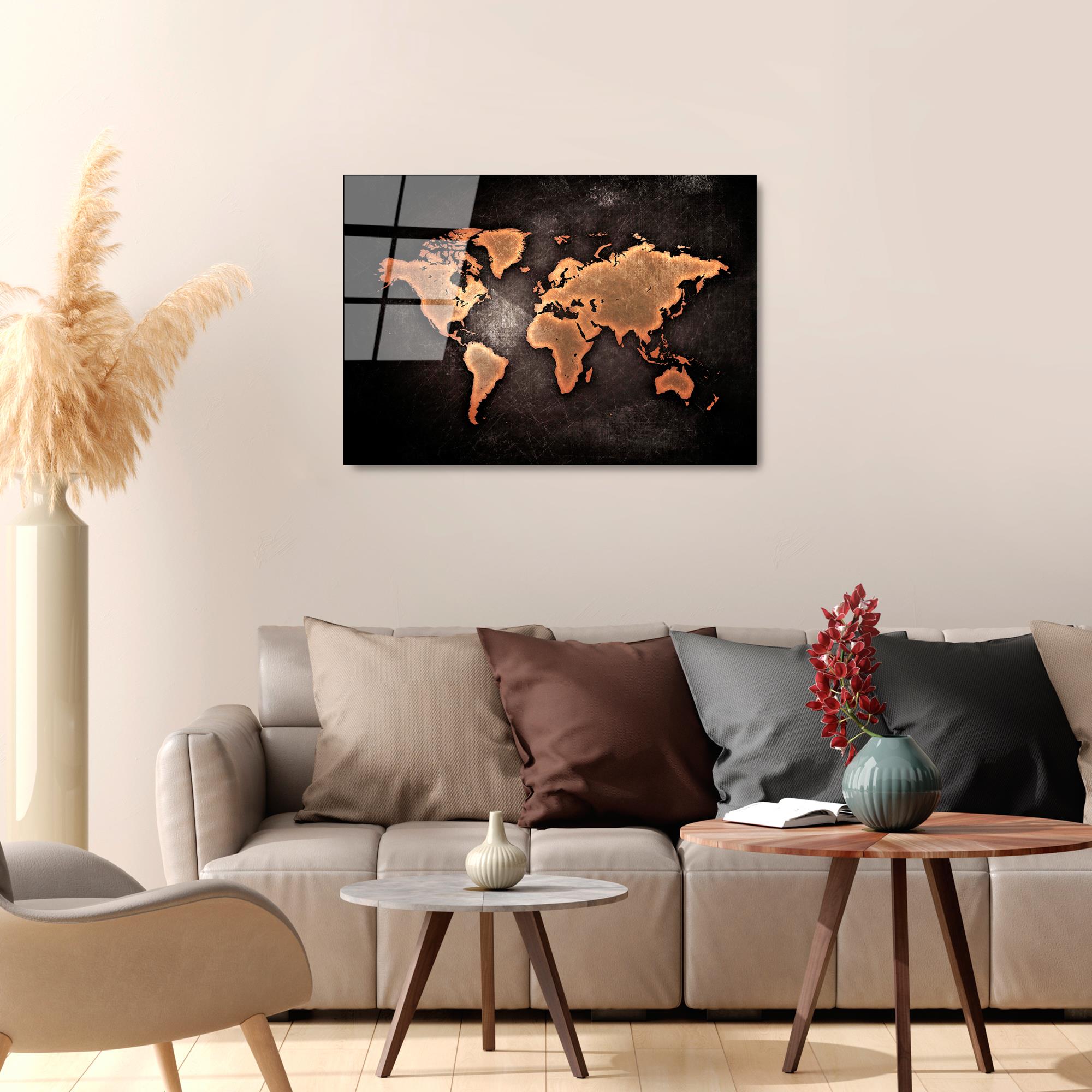 UV-379 Baskılı Cam Dikdörtgen Duvar Tablosu | ByLamp