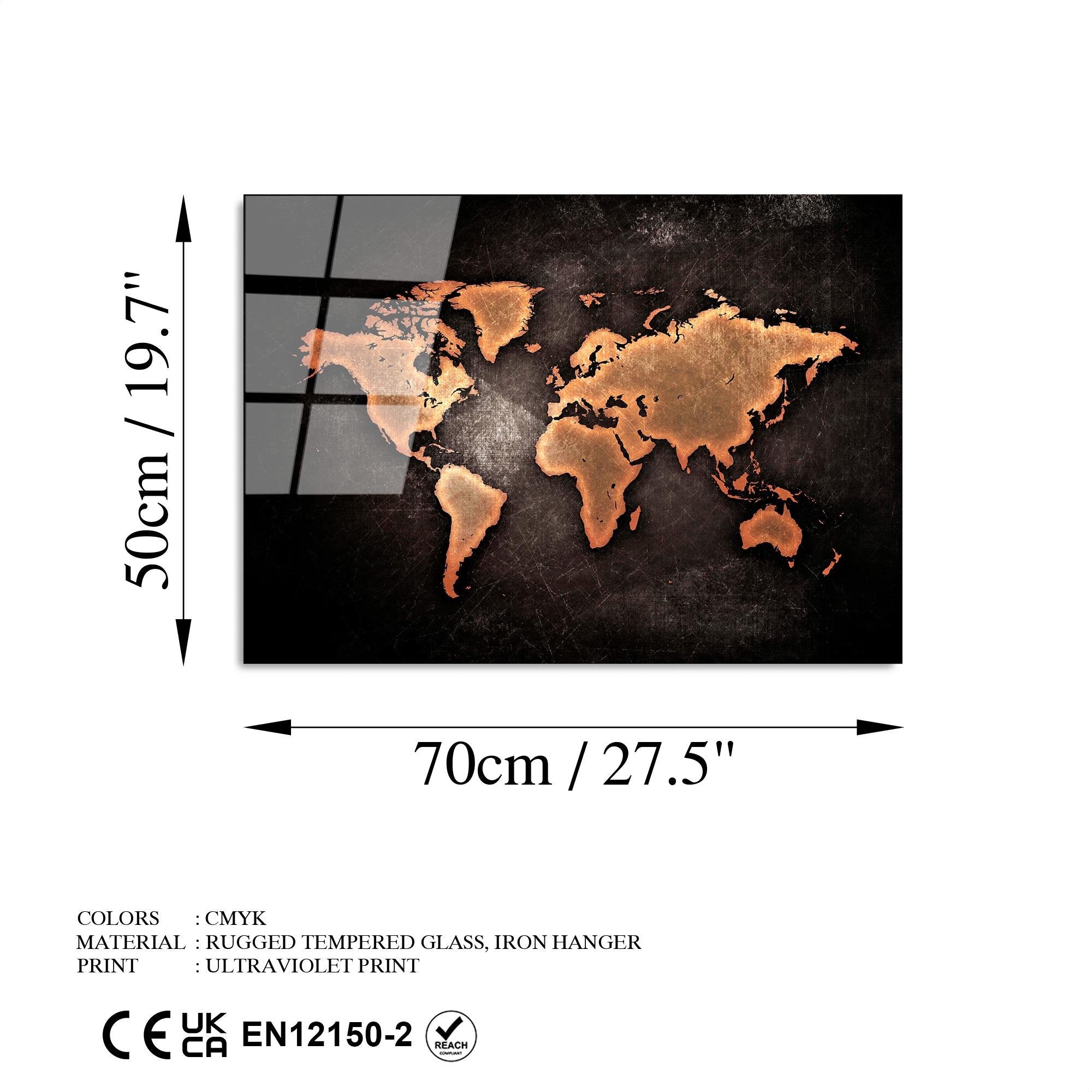 UV-379 Baskılı Cam Dikdörtgen Duvar Tablosu | ByLamp