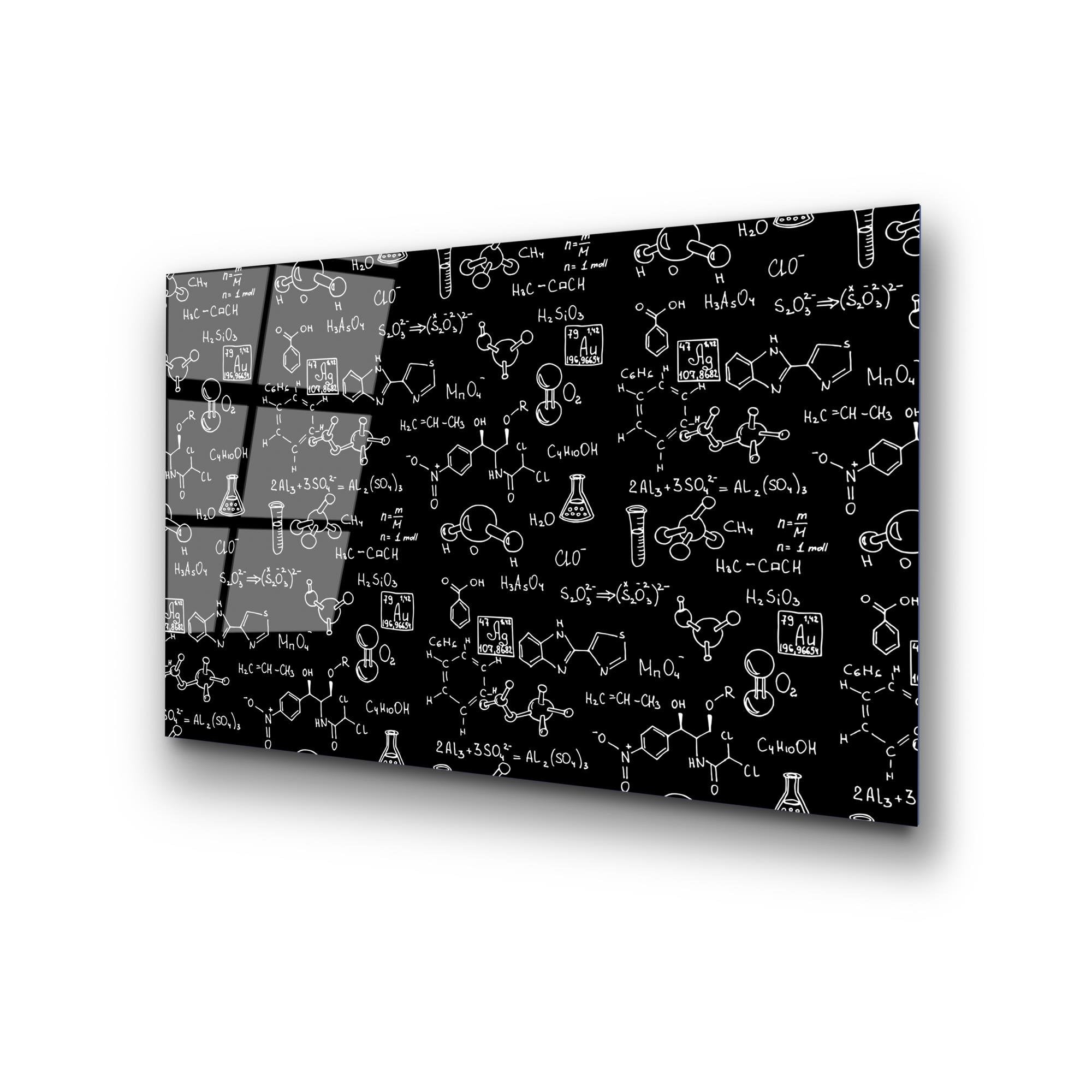 UV-381 Baskılı Cam Dikdörtgen Duvar Tablosu | ByLamp