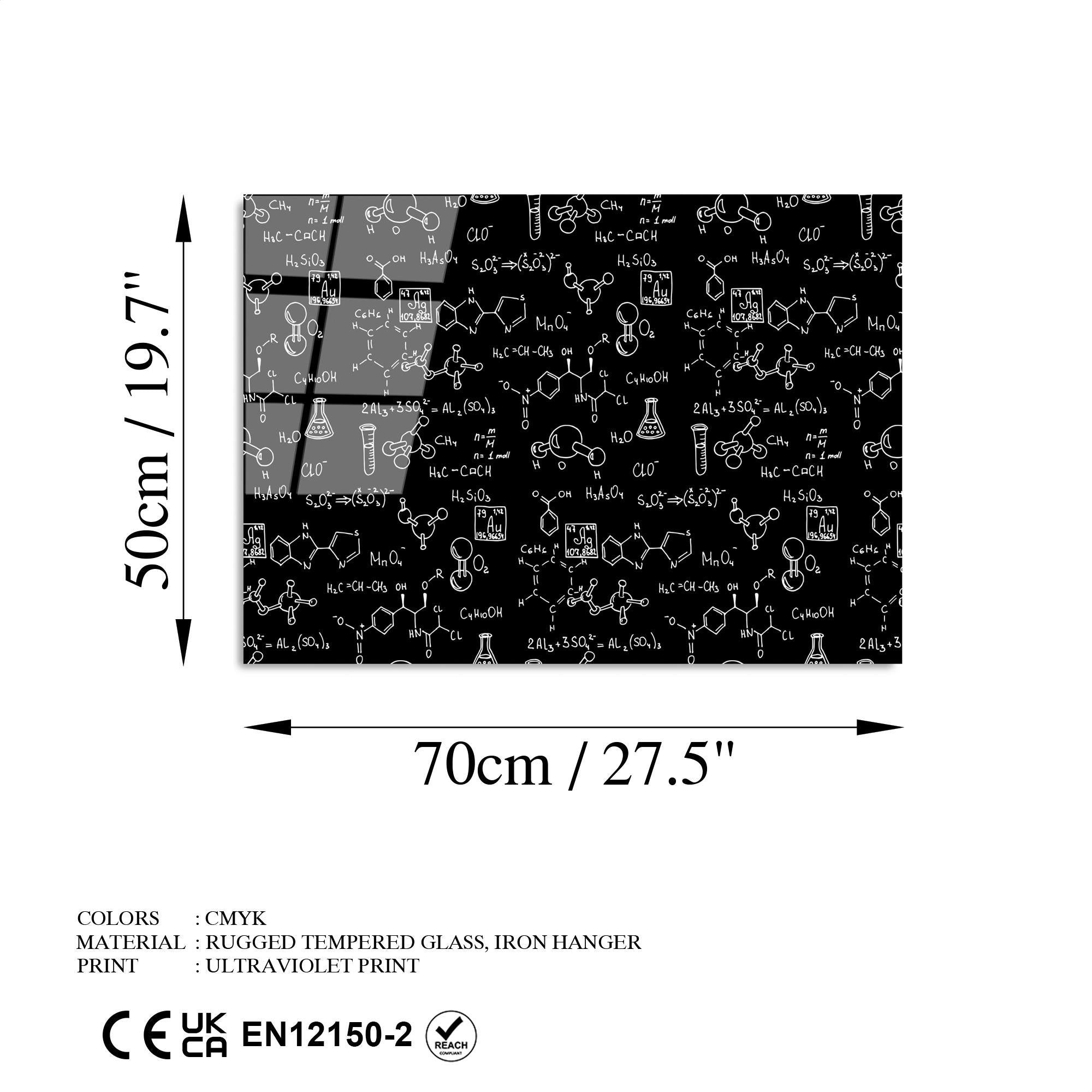 UV-381 Baskılı Cam Dikdörtgen Duvar Tablosu | ByLamp