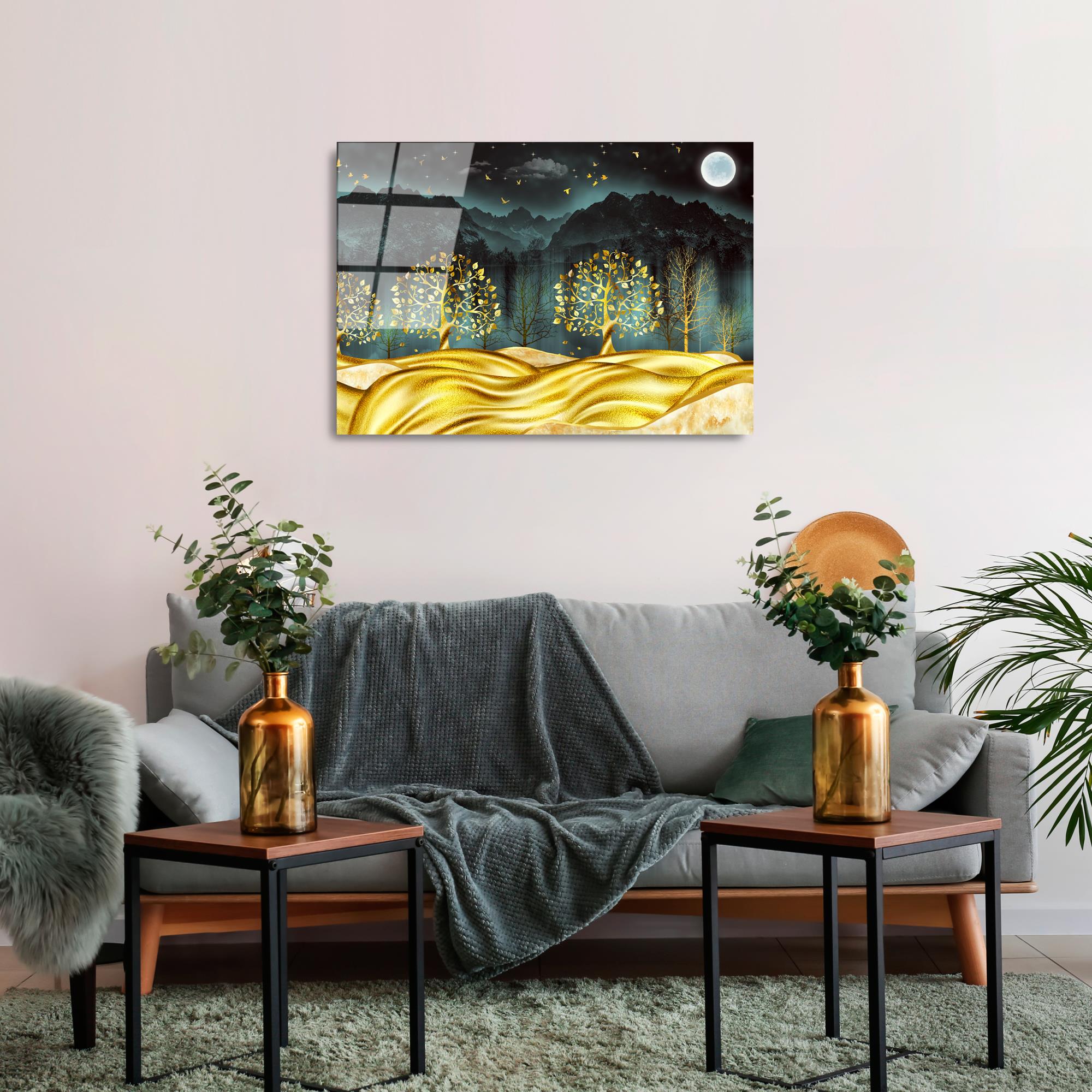 UV-382 Baskılı Cam Dikdörtgen Duvar Tablosu | ByLamp