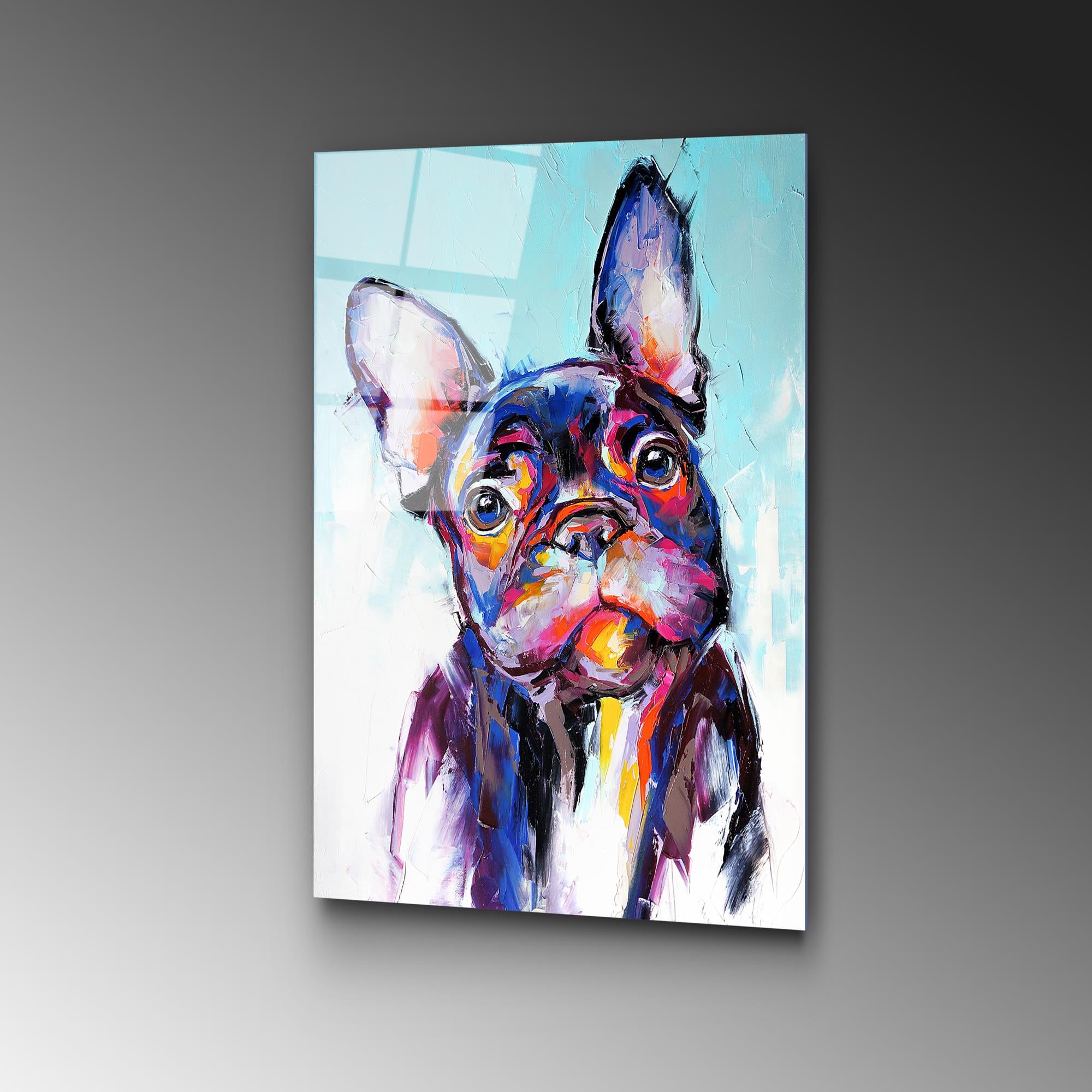 UV-383 Baskılı Cam Dikdörtgen Duvar Tablosu | ByLamp