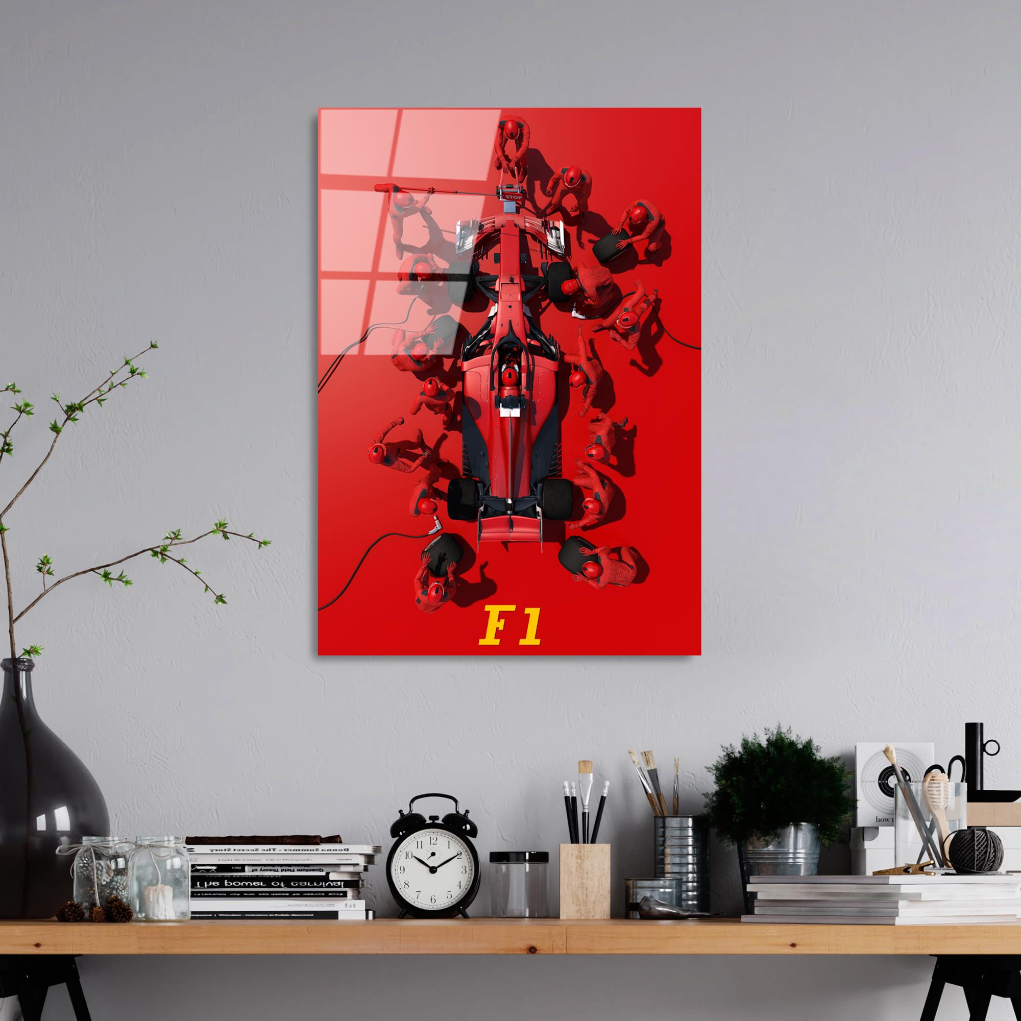 UV-384 Baskılı Cam Dikdörtgen Duvar Tablosu | ByLamp