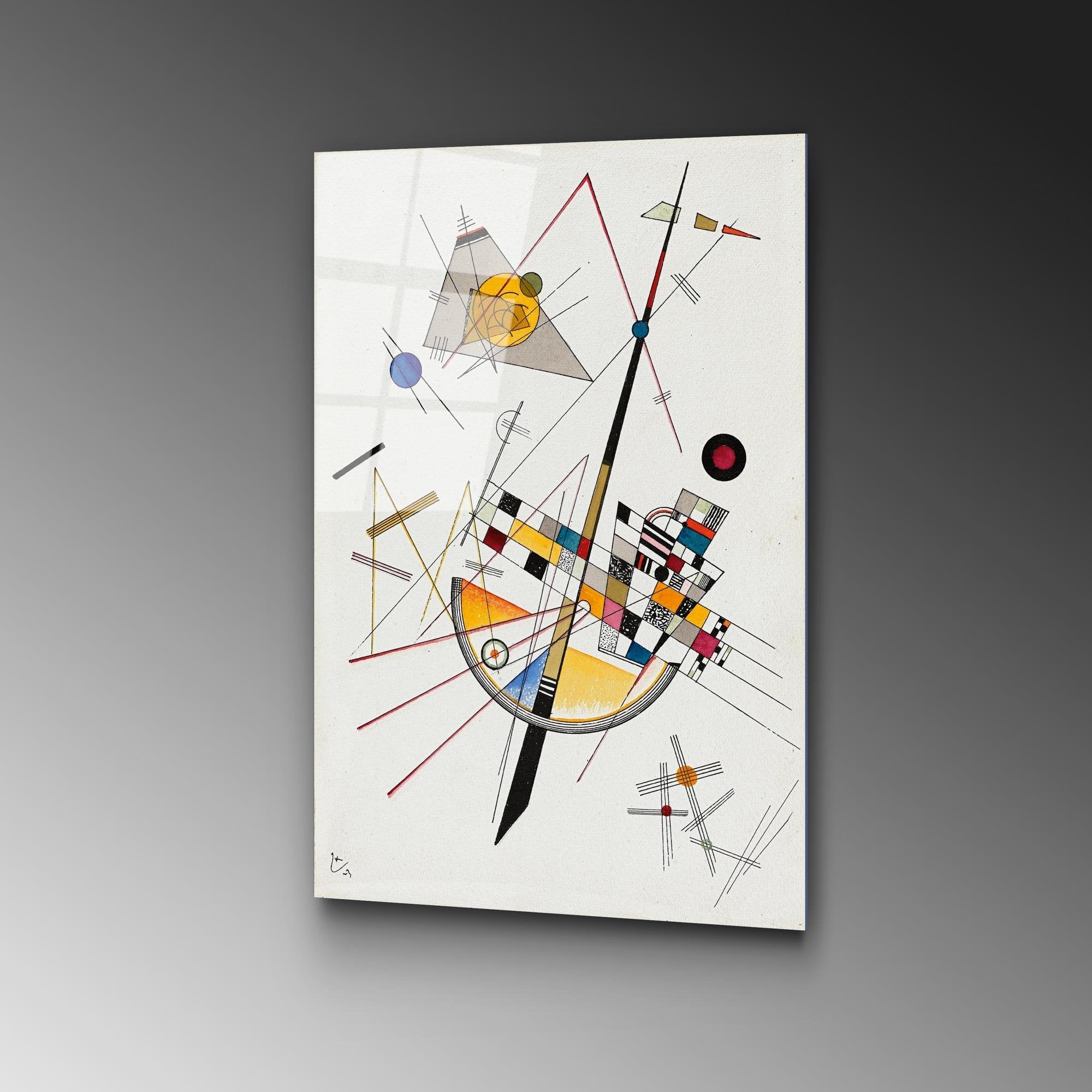 UV-386 Baskılı Cam Dikdörtgen Duvar Tablosu | ByLamp