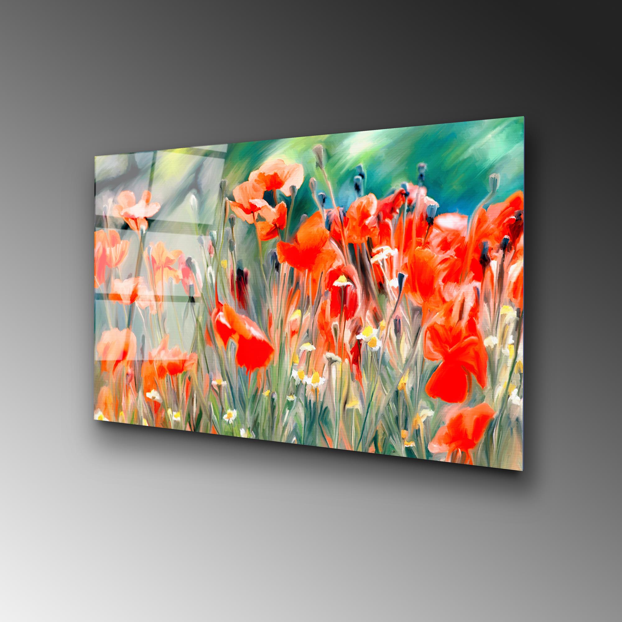 UV-389 Baskılı Cam Dikdörtgen Duvar Tablosu | ByLamp