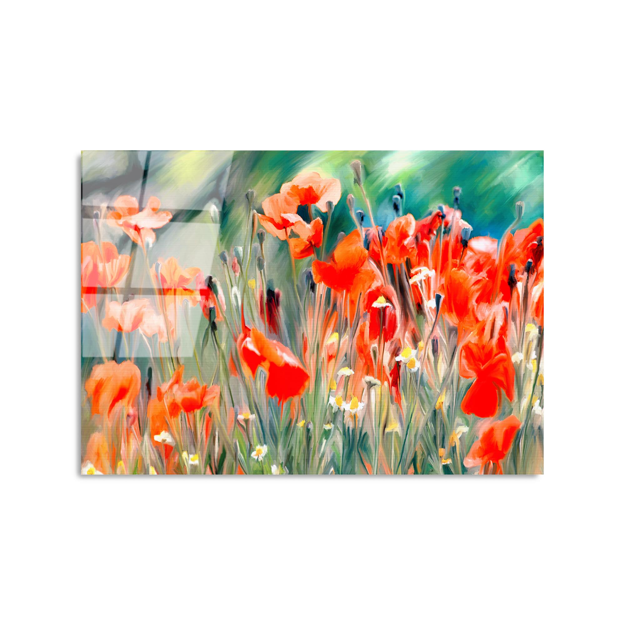 UV-389 Baskılı Cam Dikdörtgen Duvar Tablosu | ByLamp